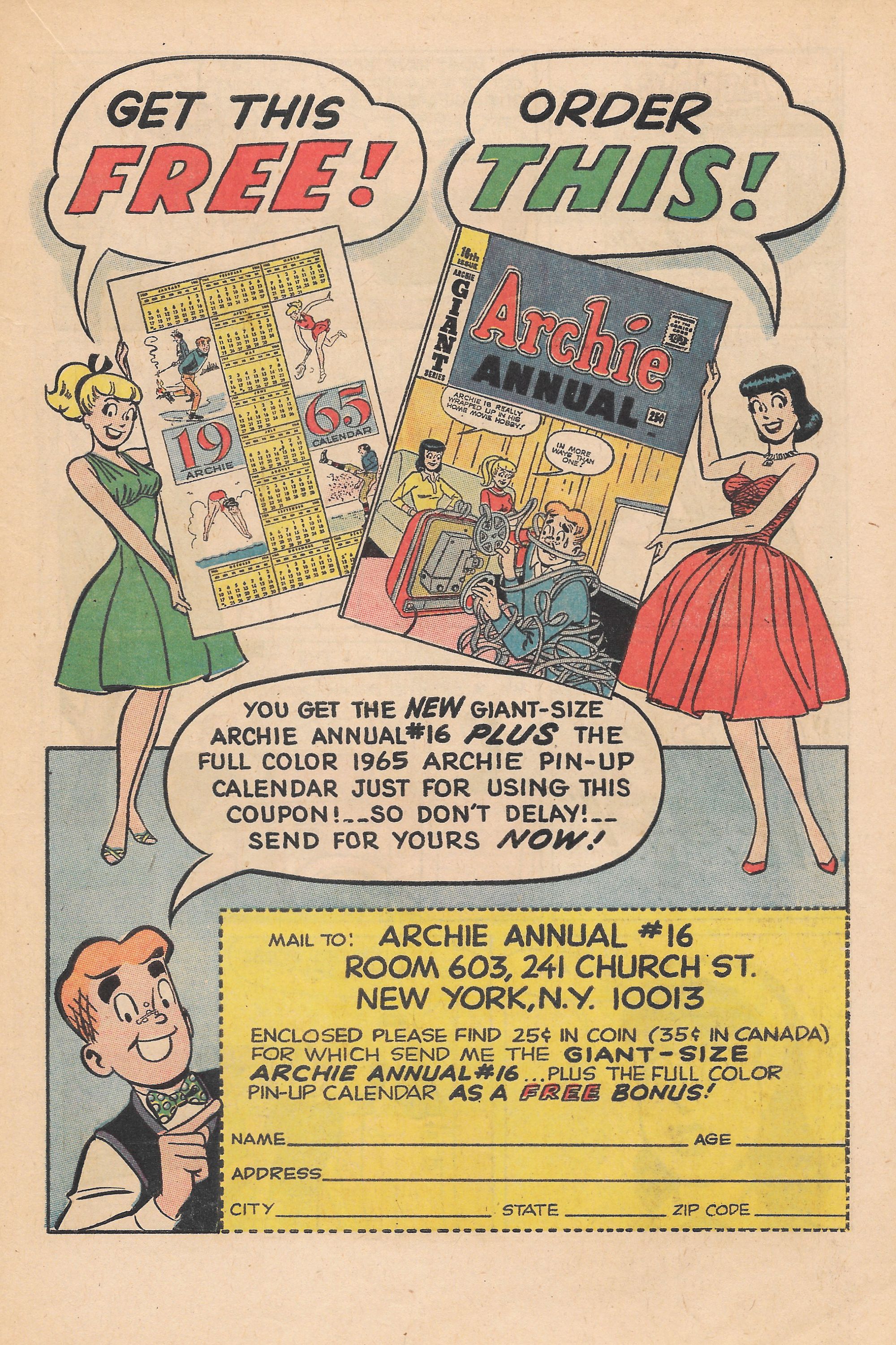 Read online Archie's Joke Book Magazine comic -  Issue #82 - 19
