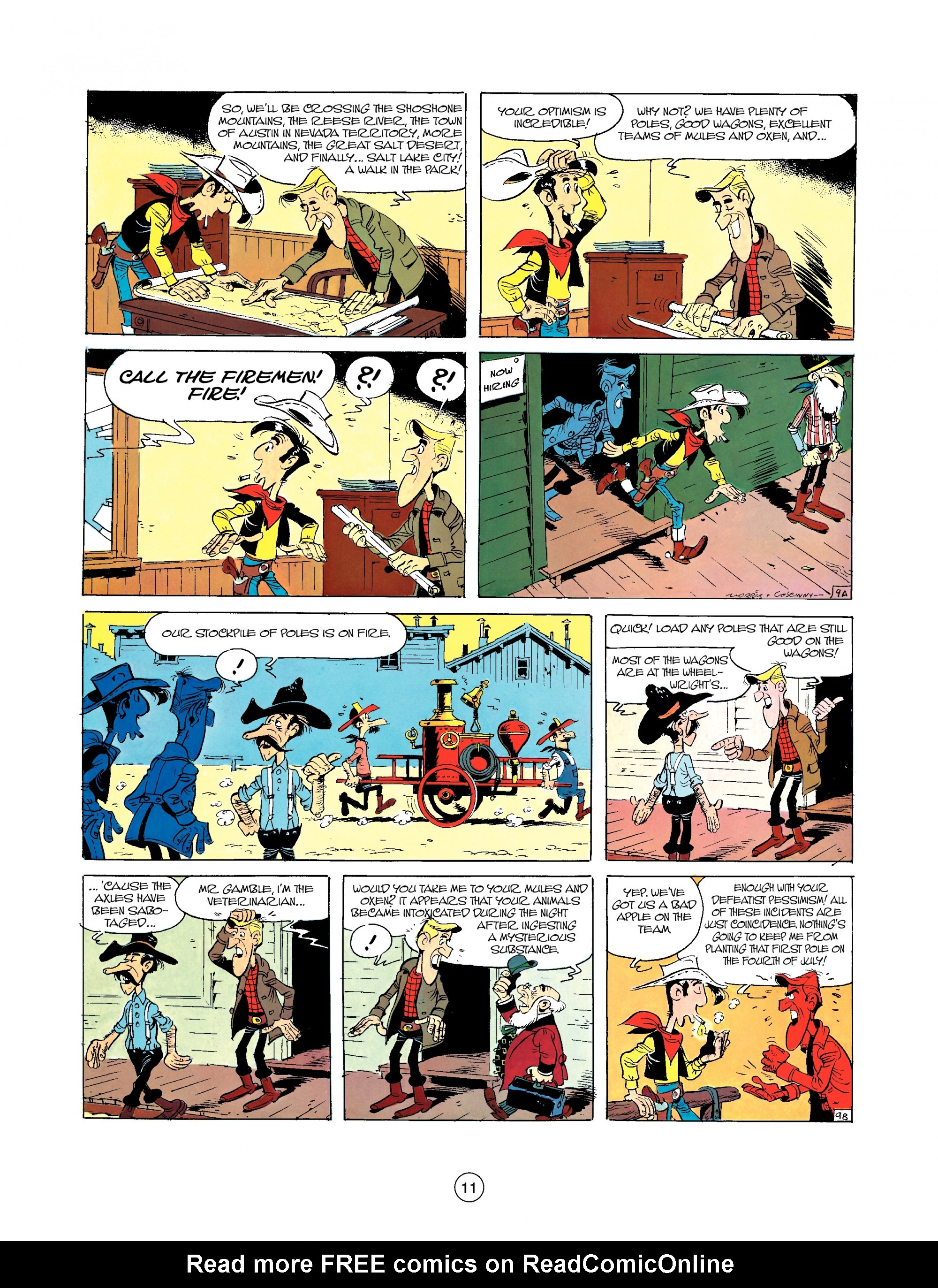 Read online A Lucky Luke Adventure comic -  Issue #35 - 11