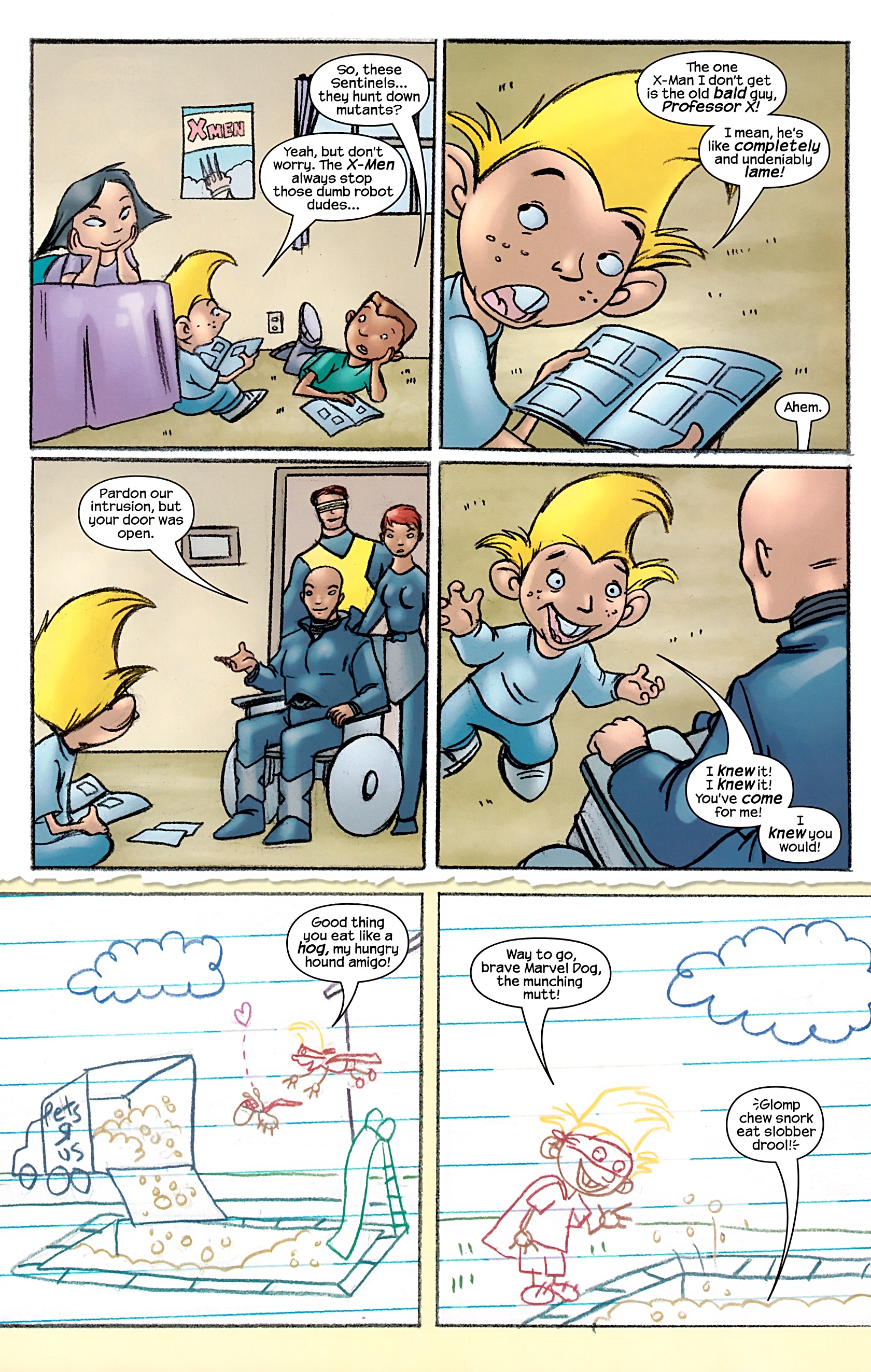 Read online Marvelous Adventures of Gus Beezer comic -  Issue # X-Men - 18