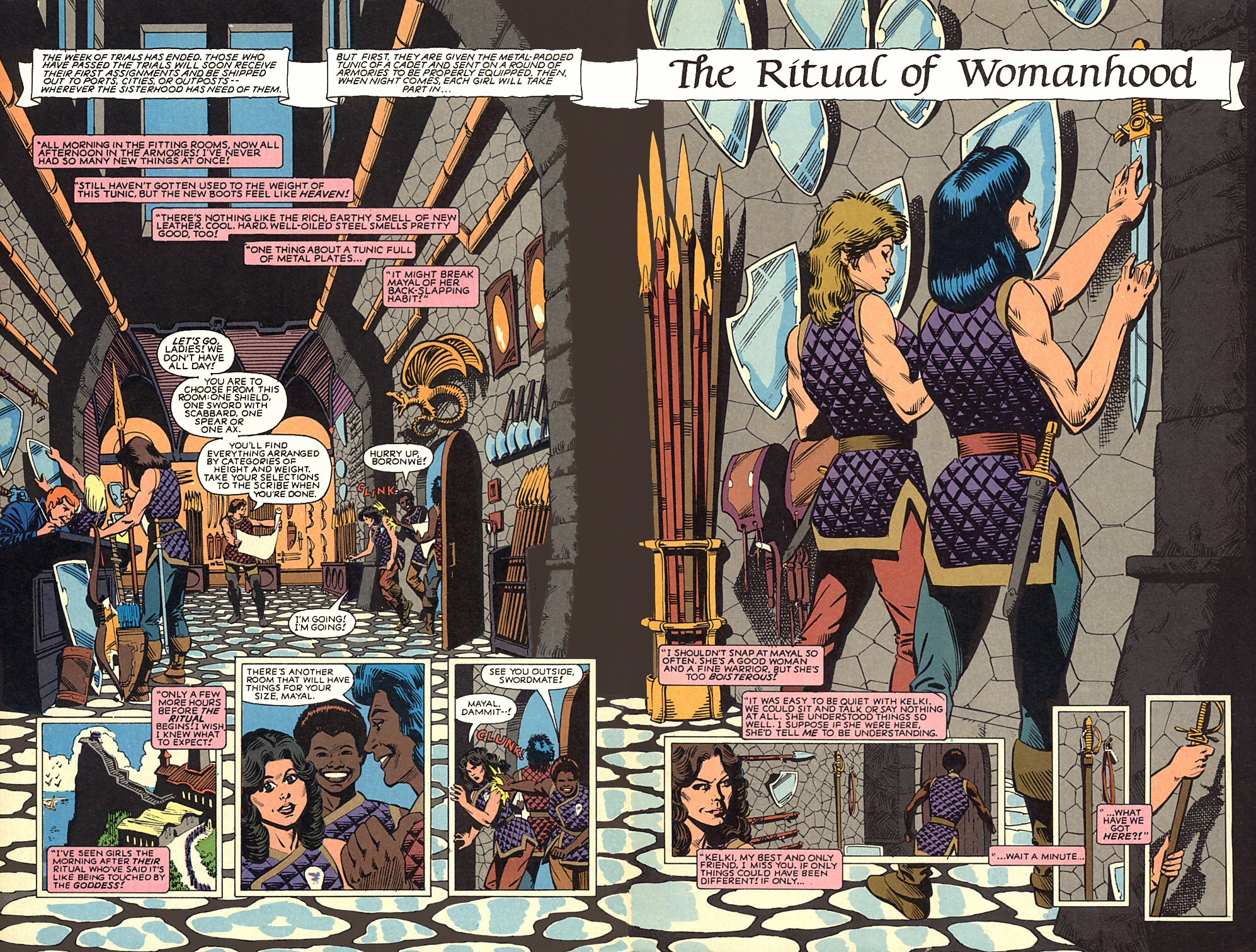 Read online Sisterhood of Steel comic -  Issue #2 - 4