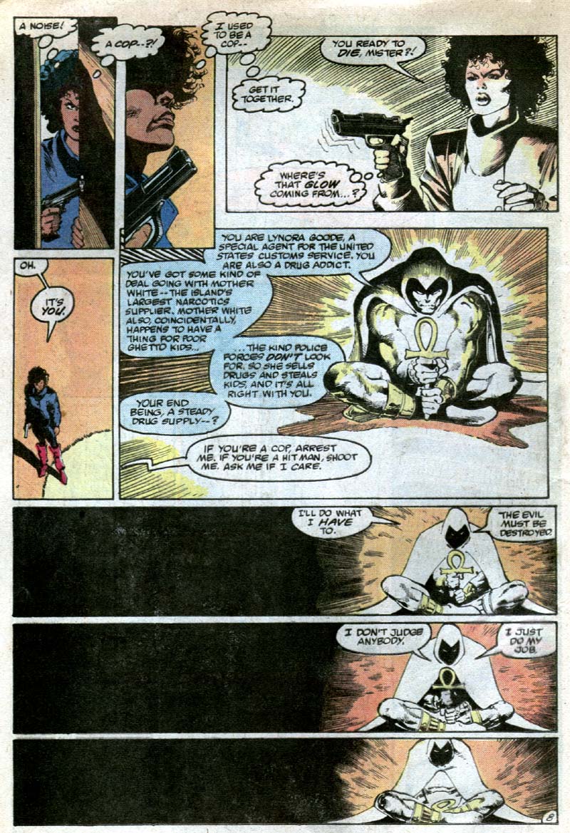 Read online Moon Knight (1985) comic -  Issue #6 - 9