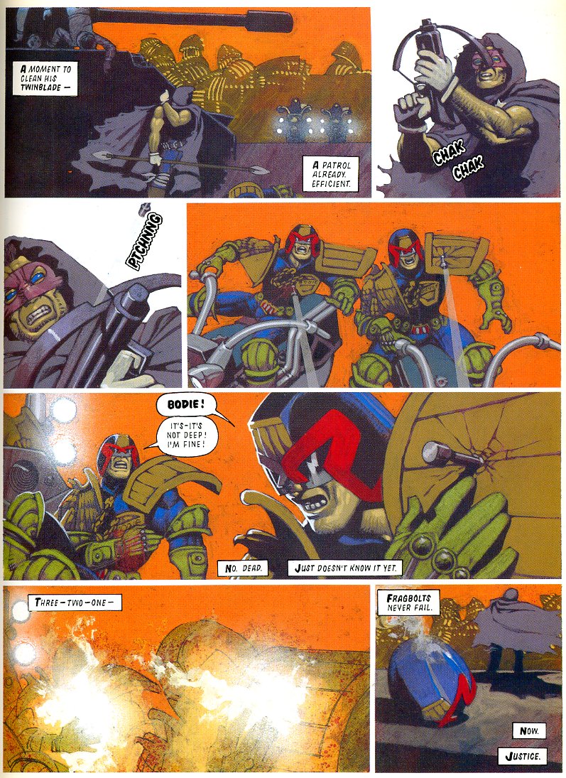 Read online Judge Dredd [Collections - Hamlyn | Mandarin] comic -  Issue # TPB Tales of the Damned - 9