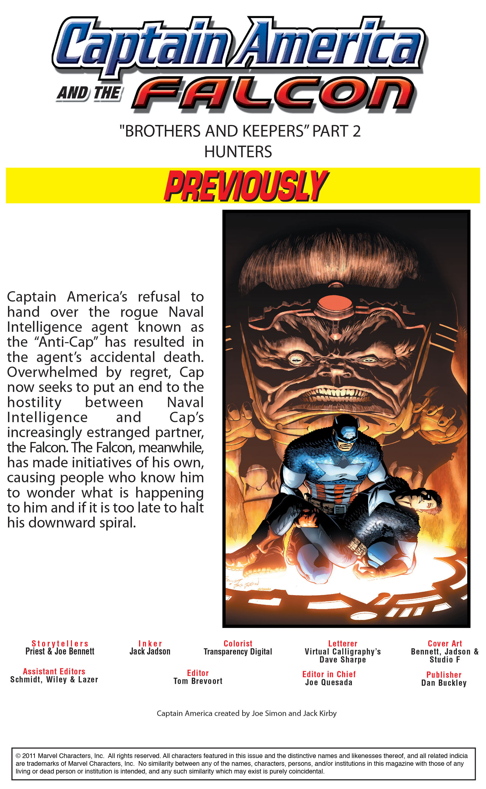 Read online Captain America & the Falcon comic -  Issue #9 - 2