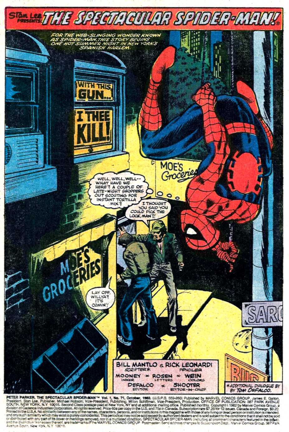 Read online The Spectacular Spider-Man (1976) comic -  Issue #71 - 2