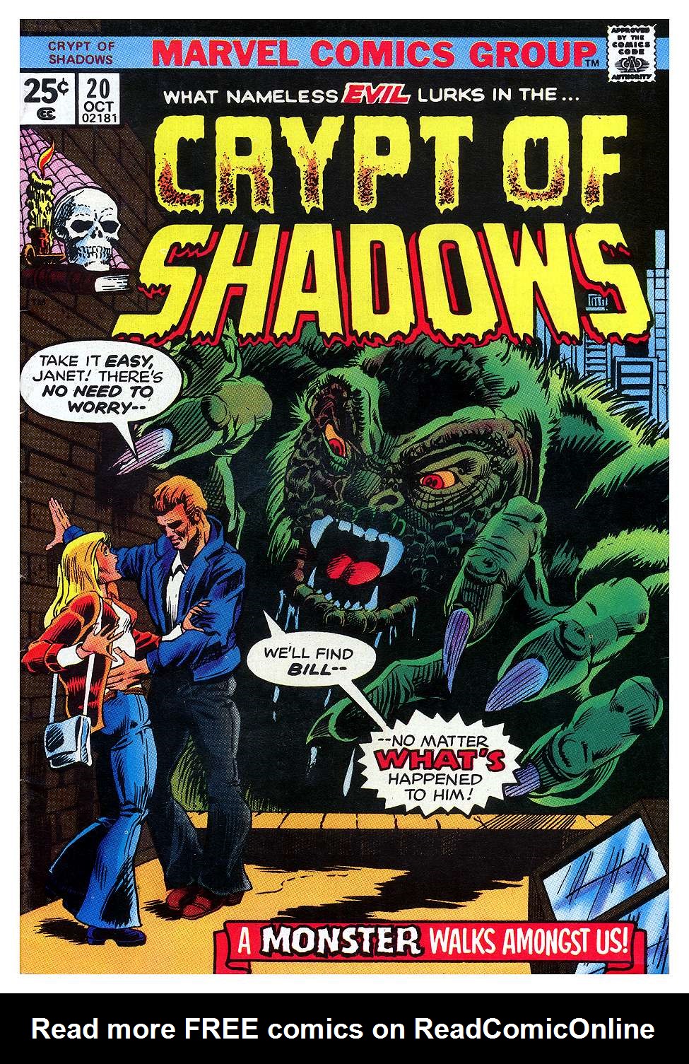 Read online Crypt of Shadows comic -  Issue #20 - 1