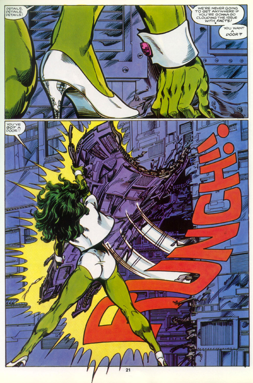 Read online Marvel Graphic Novel comic -  Issue #18 - The Sensational She-Hulk - 22