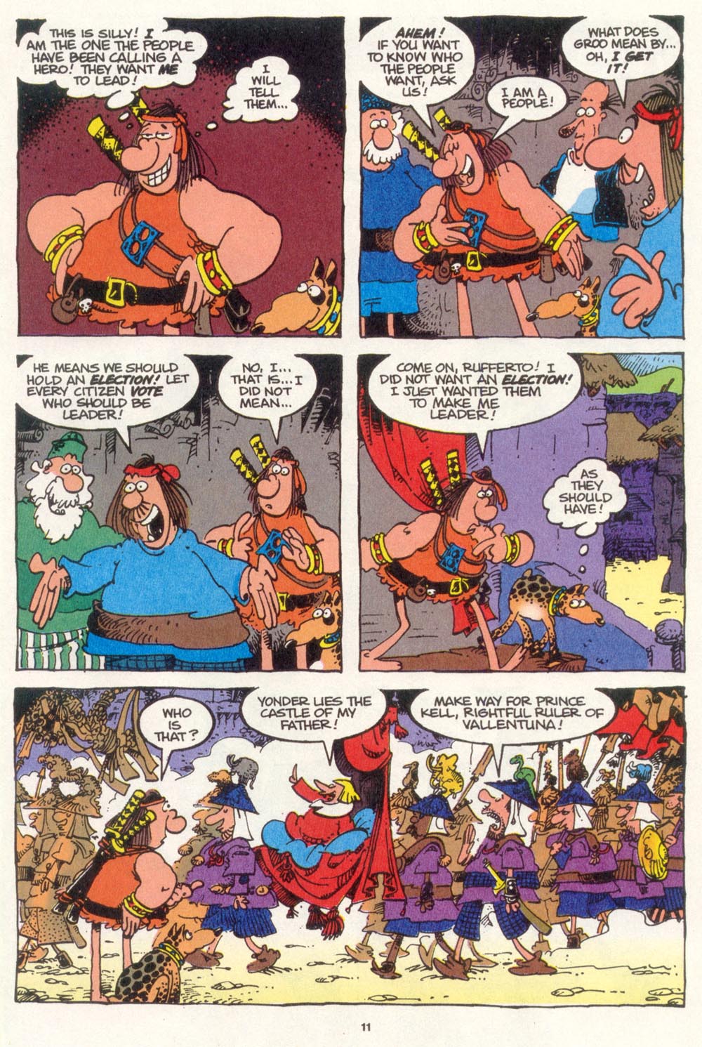 Read online Sergio Aragonés Groo the Wanderer comic -  Issue #108 - 13