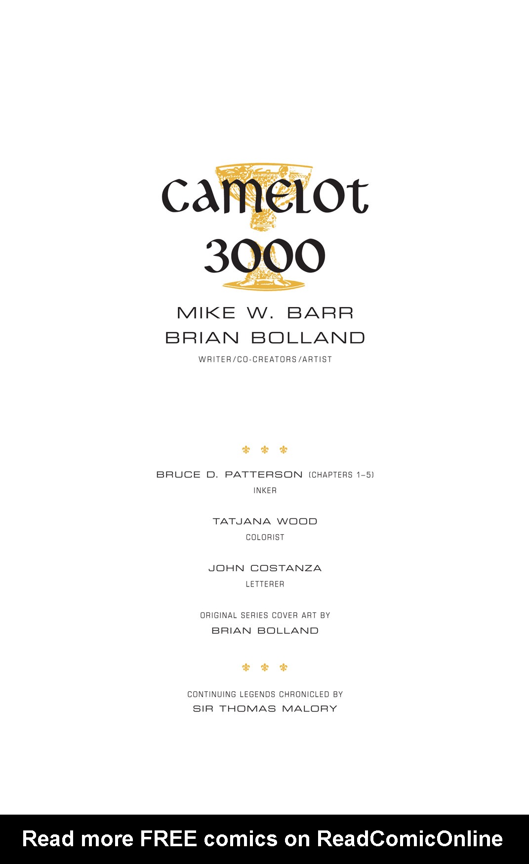 Read online Camelot 3000 comic -  Issue #1 - 2