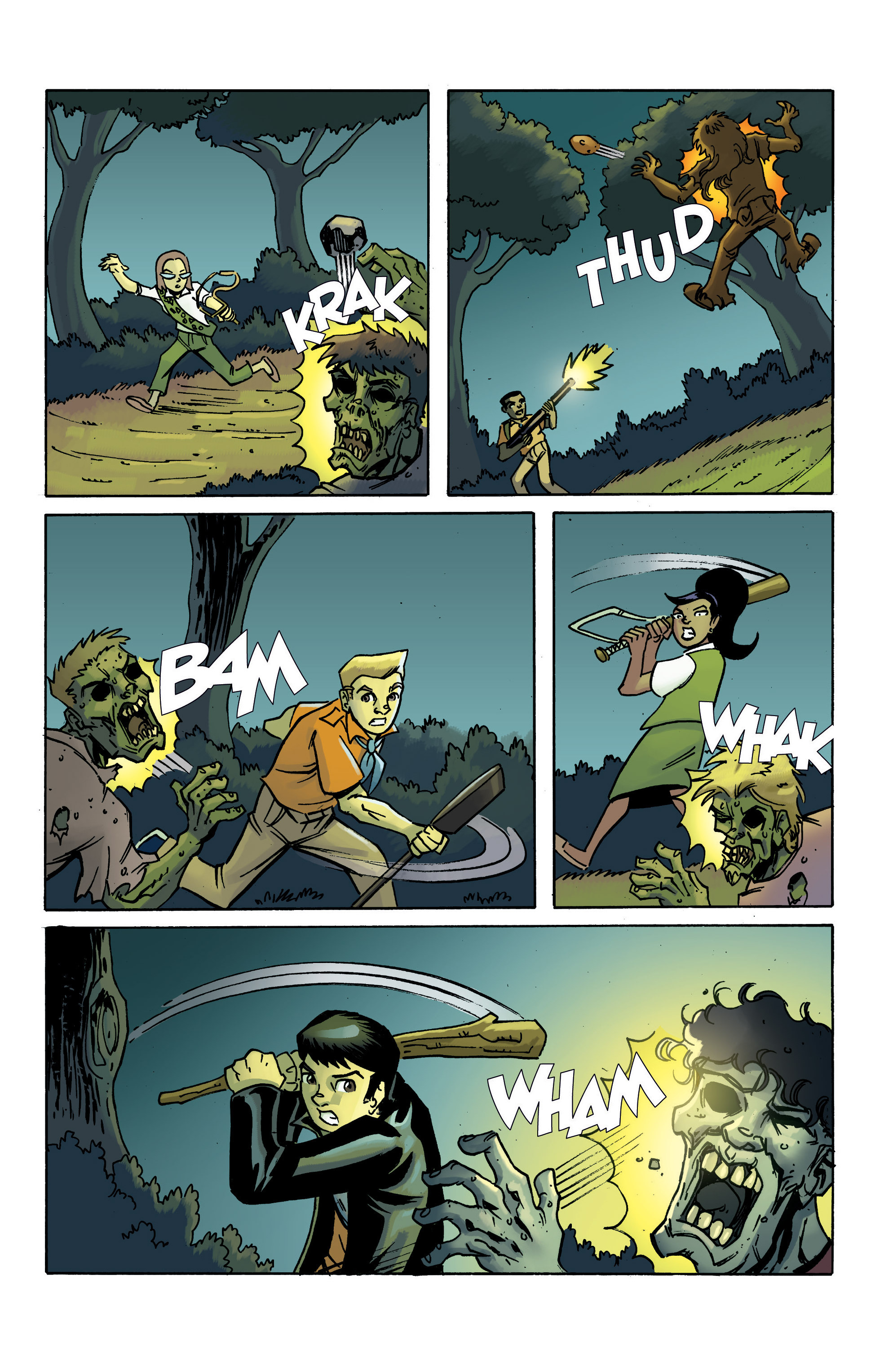 Read online Ghoul Scouts: Night of the Unliving Undead comic -  Issue #4 - 8
