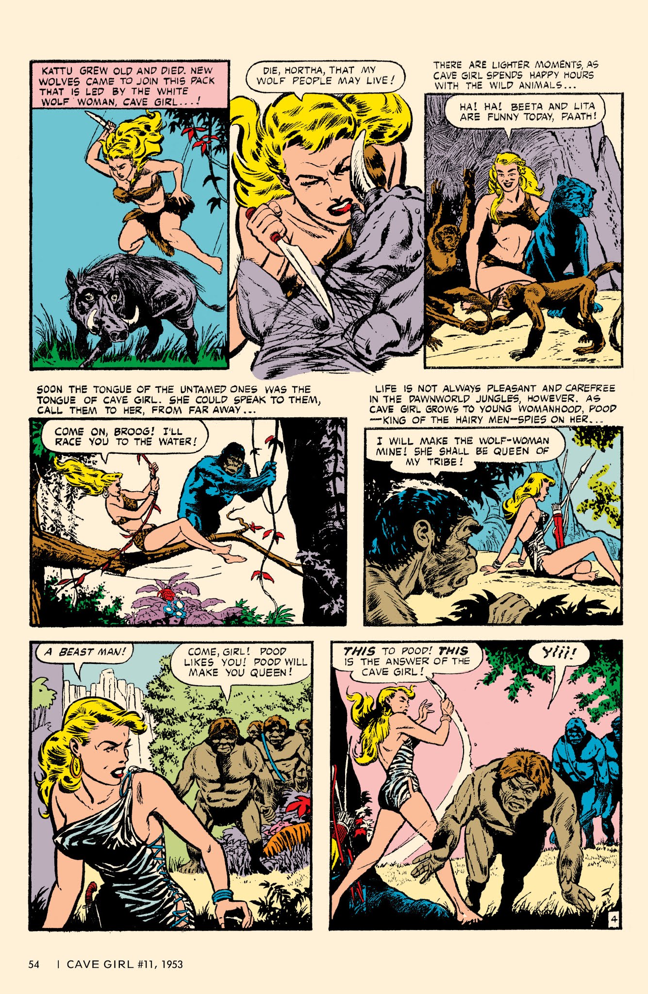 Read online Bob Powell's Complete Cave Girl comic -  Issue # TPB (Part 1) - 55