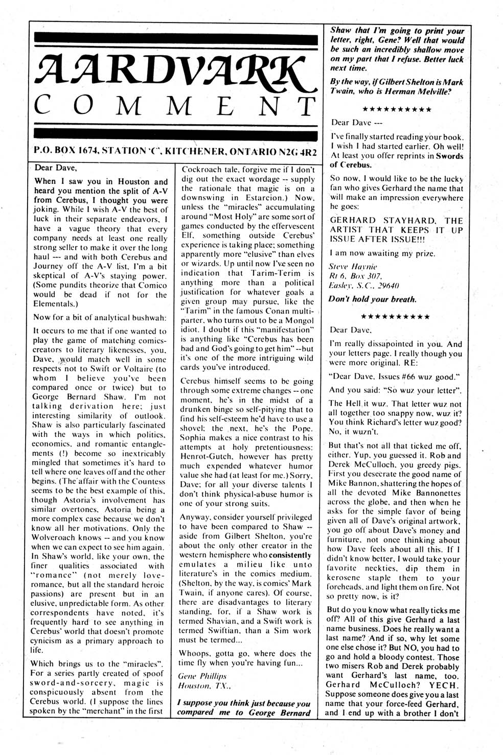 Cerebus Issue #71 #71 - English 31