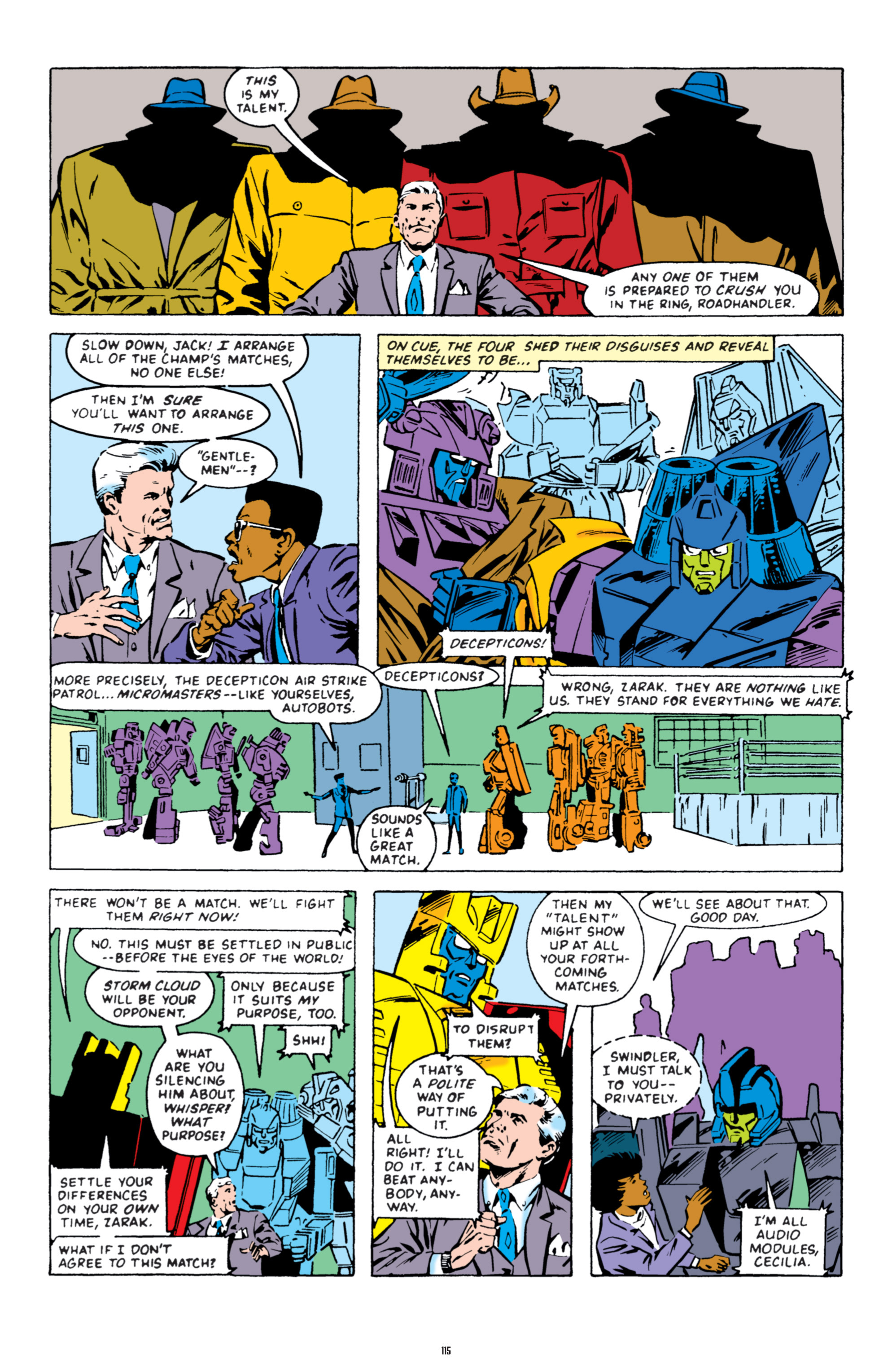 Read online The Transformers Classics comic -  Issue # TPB 5 - 116
