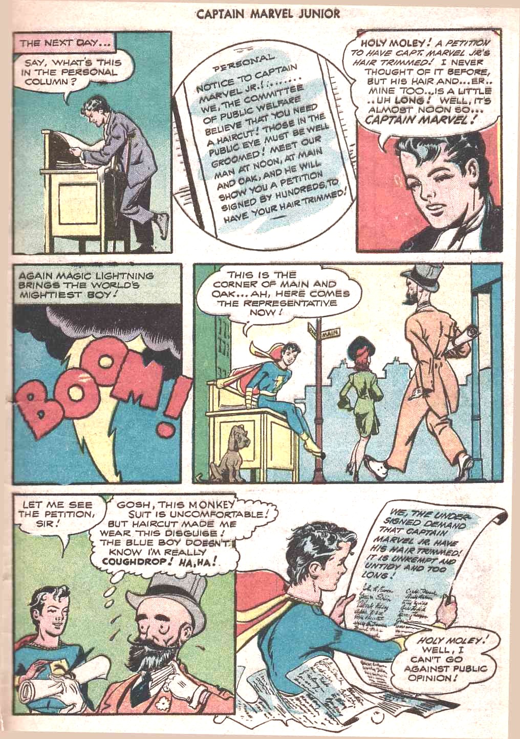Read online Captain Marvel, Jr. comic -  Issue #53 - 16