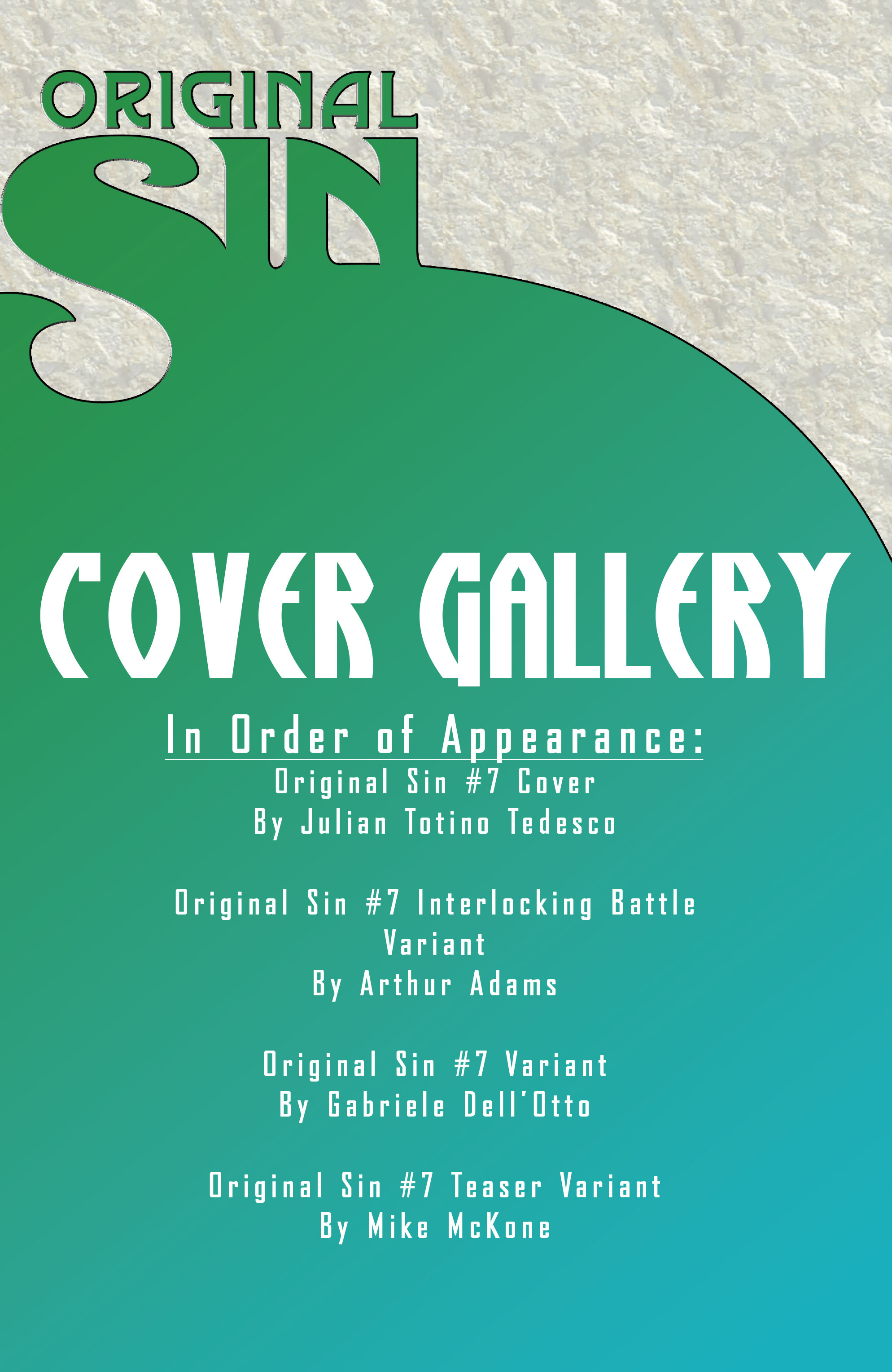 Read online Original Sin comic -  Issue # _Special 7 - 25