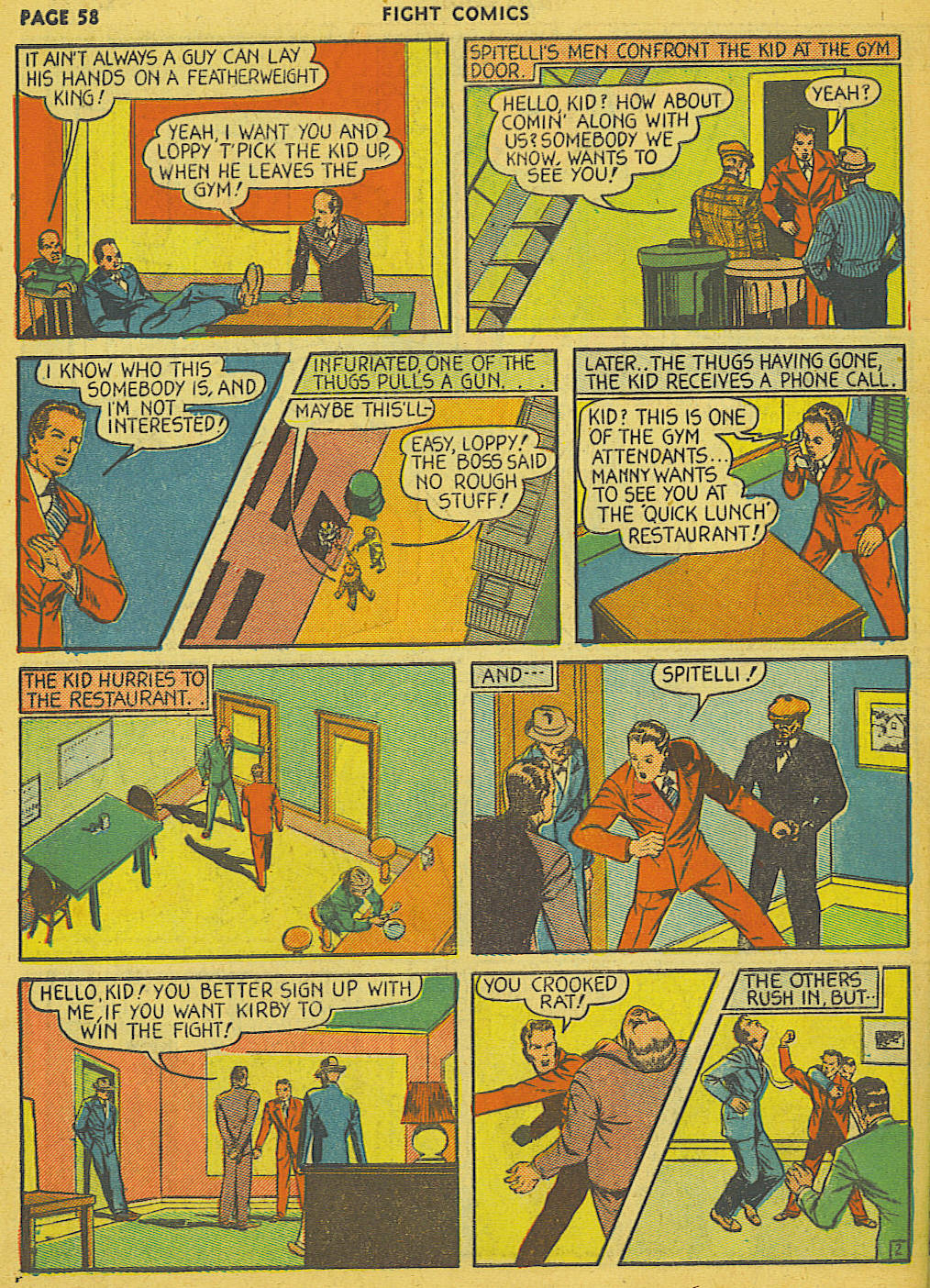 Read online Fight Comics comic -  Issue #6 - 60