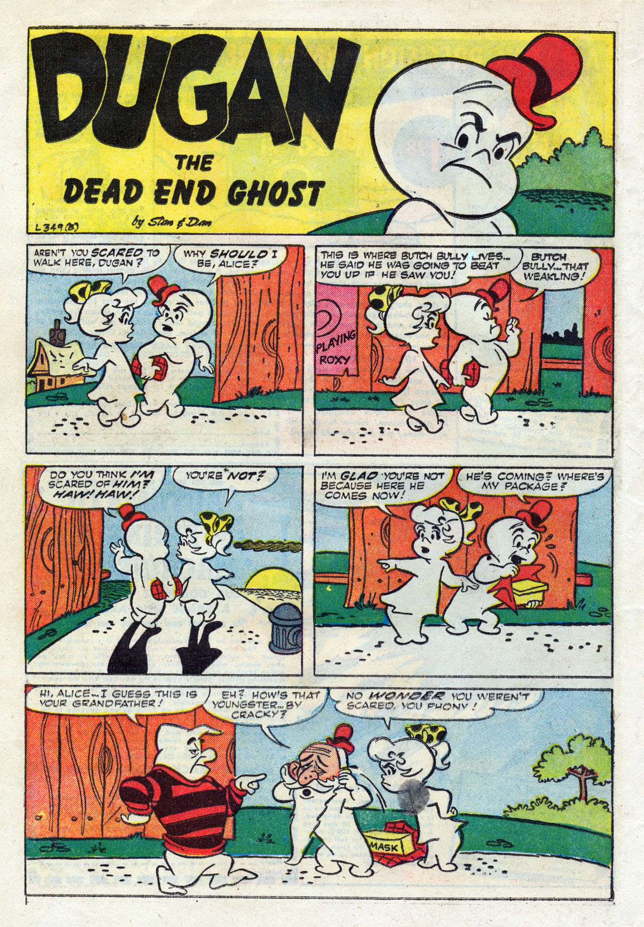 Read online Homer, the Happy Ghost comic -  Issue #13 - 14