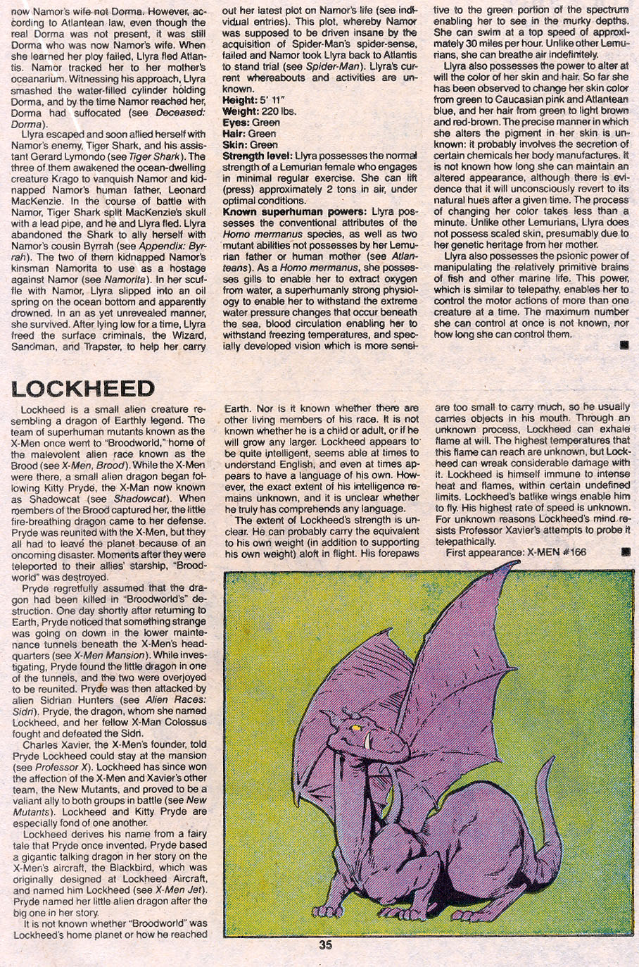 Read online The Official Handbook of the Marvel Universe Deluxe Edition comic -  Issue #7 - 37