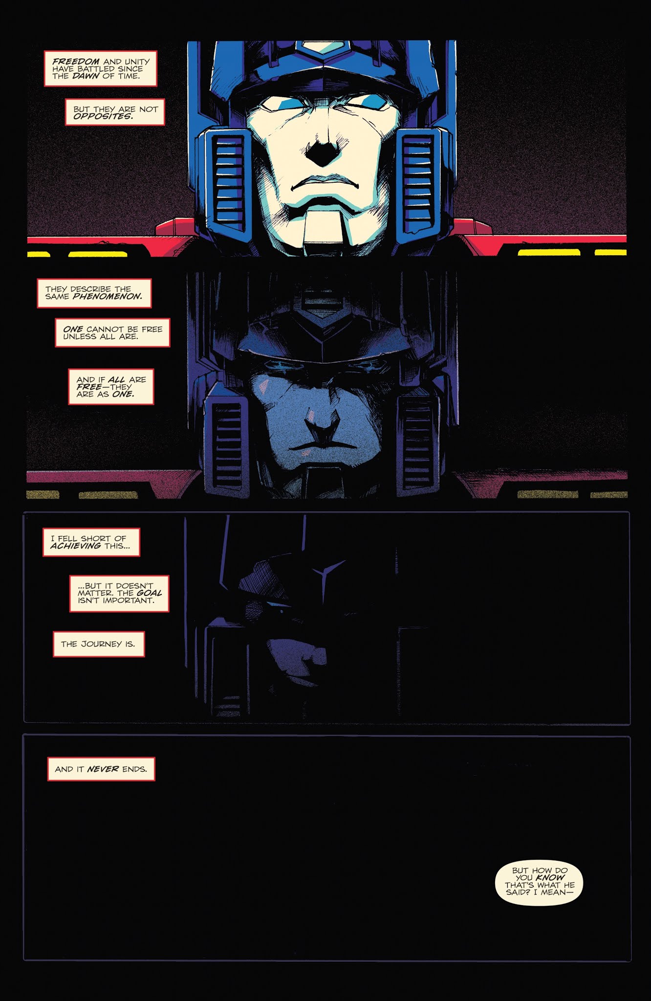 Read online Optimus Prime comic -  Issue #25 - 27