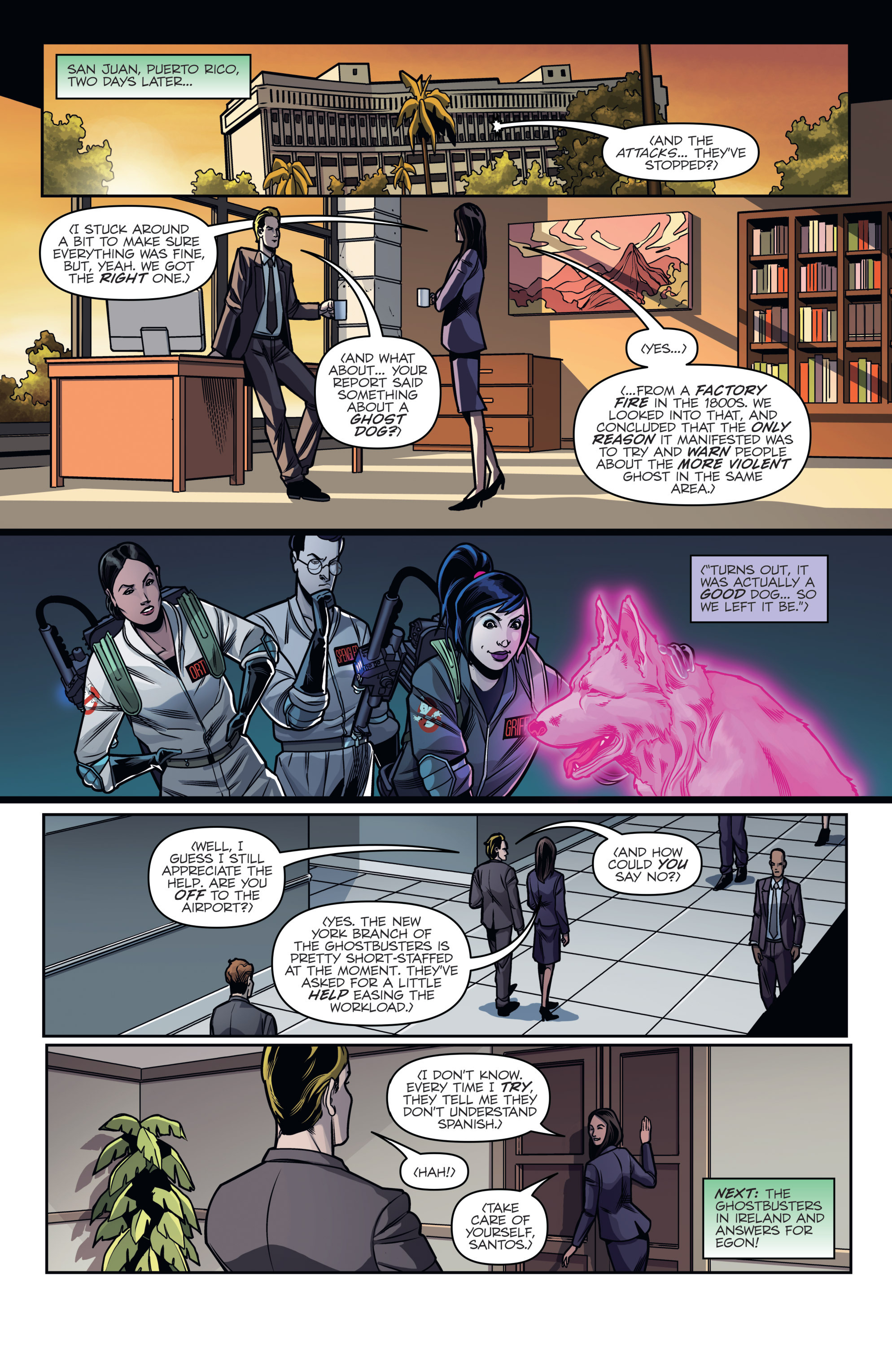 Read online Ghostbusters: International comic -  Issue #6 - 24