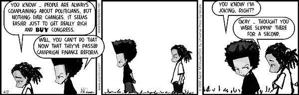 Read online The Boondocks Collection comic -  Issue # Year 2002 - 92