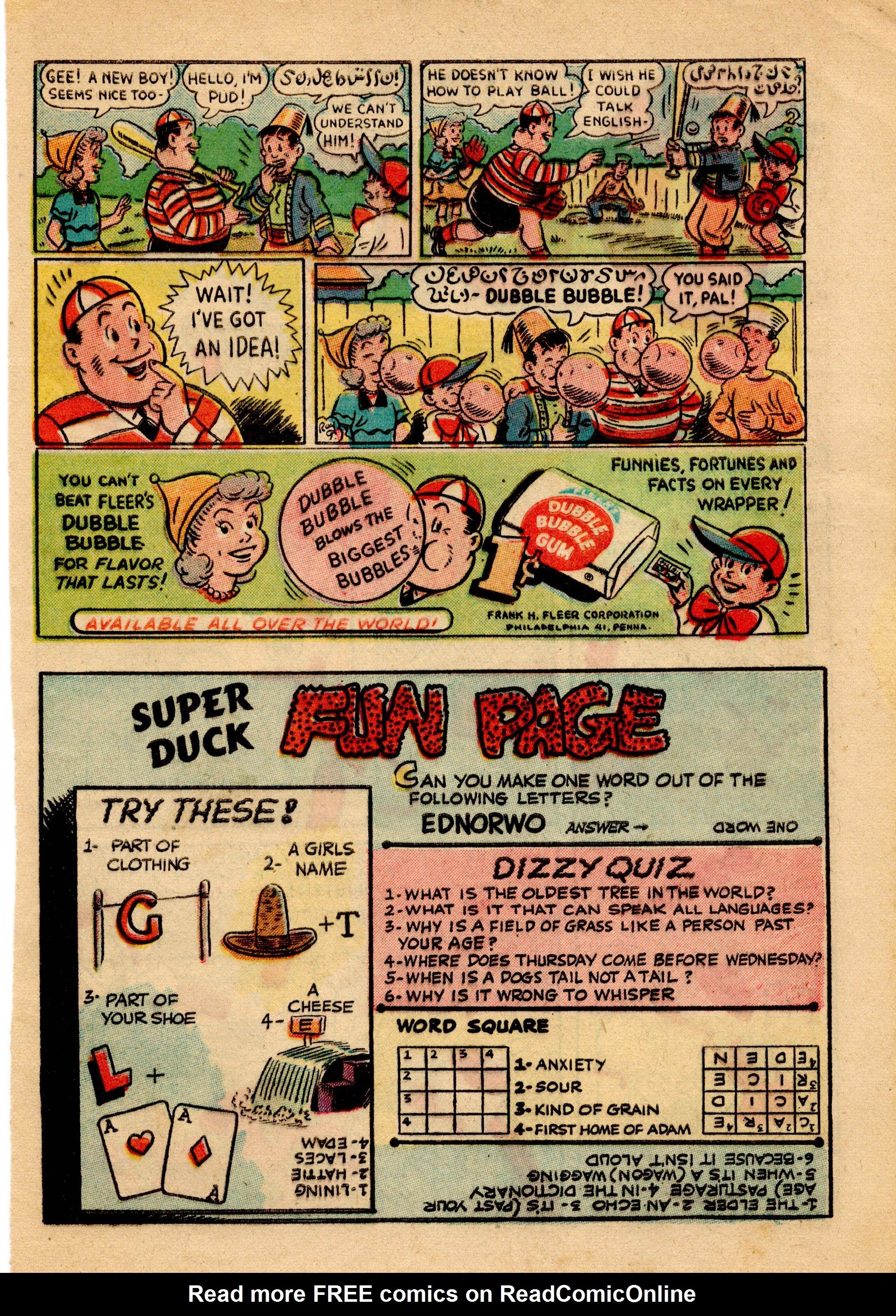 Read online Super Duck Comics comic -  Issue #44 - 39