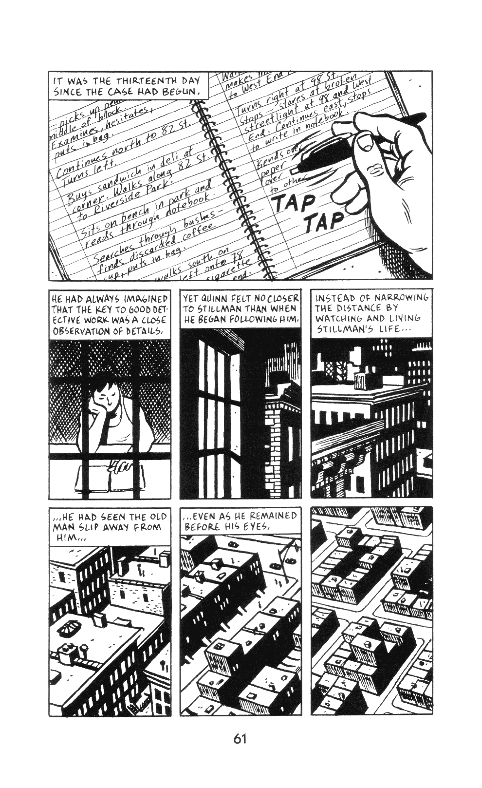 Read online Neon Lit: Paul Auster's City of Glass comic -  Issue # TPB (Part 1) - 67