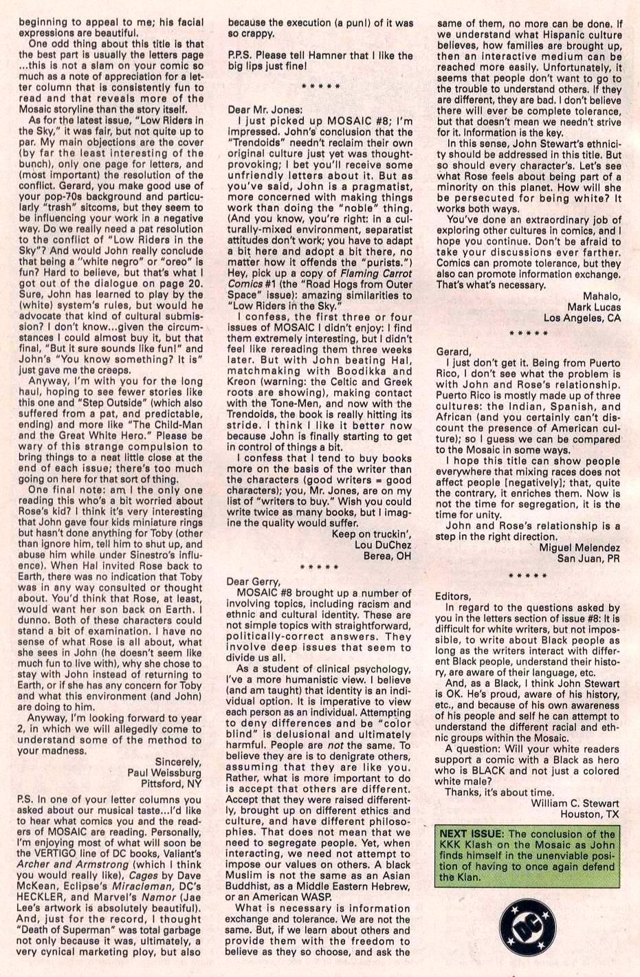 Read online Green Lantern: Mosaic comic -  Issue #12 - 23