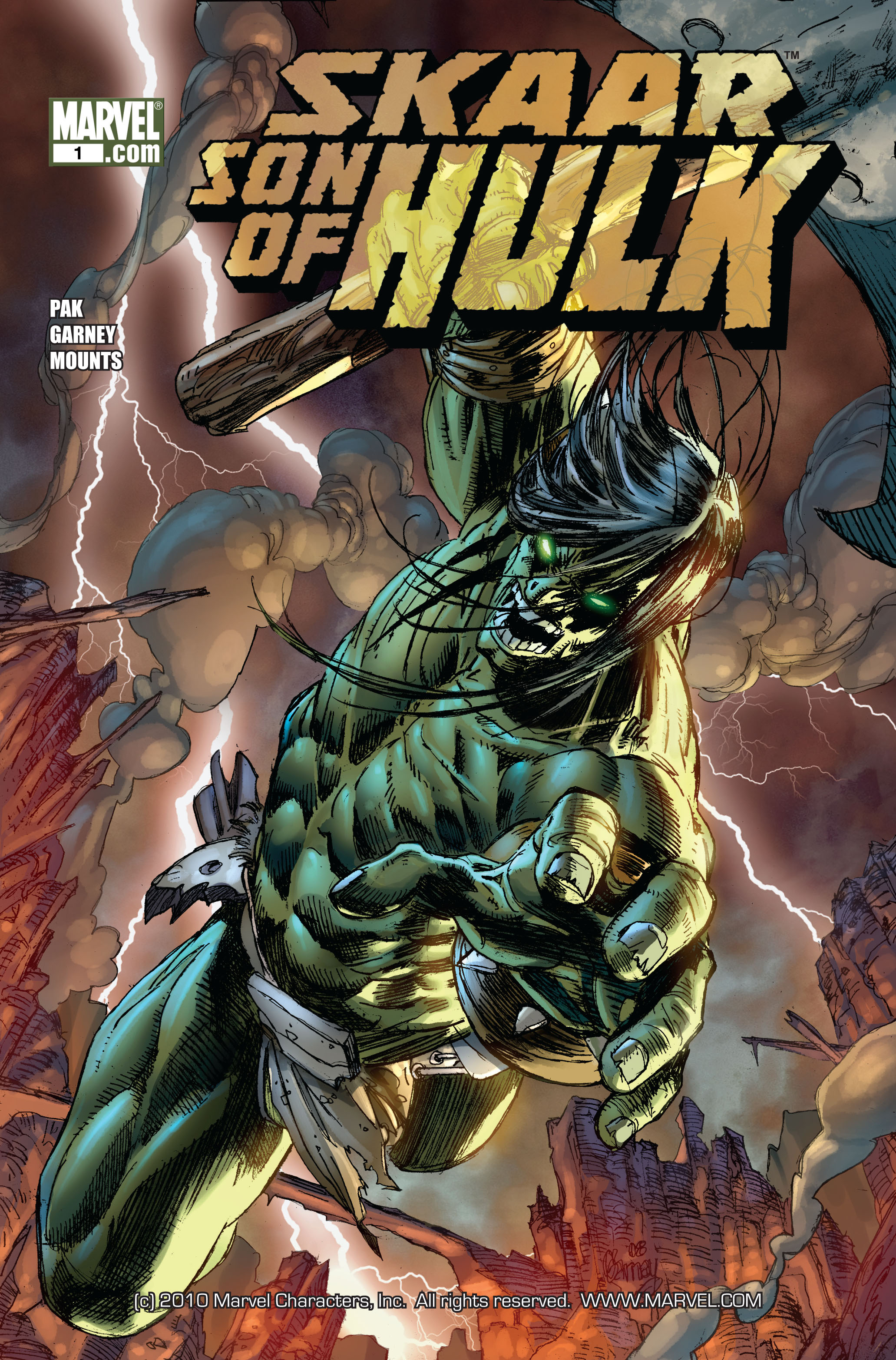 Read online Skaar: Son of Hulk comic -  Issue #1 - 1