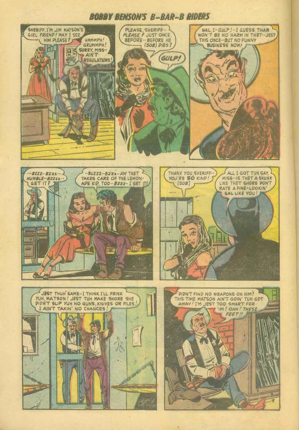 Read online Bobby Benson's B-Bar-B Riders comic -  Issue #6 - 20