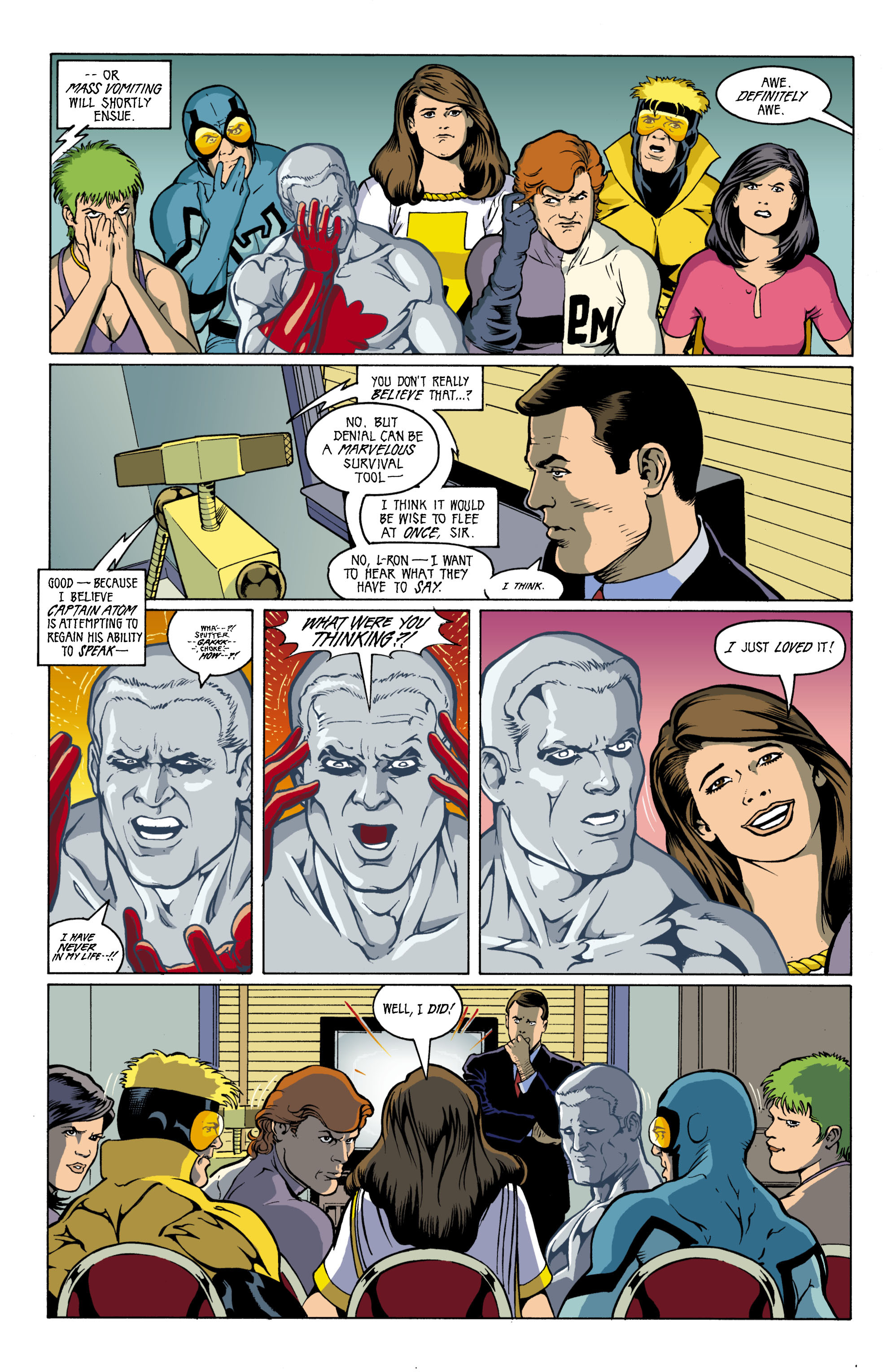 Read online Formerly Known as the Justice League comic -  Issue #3 - 4