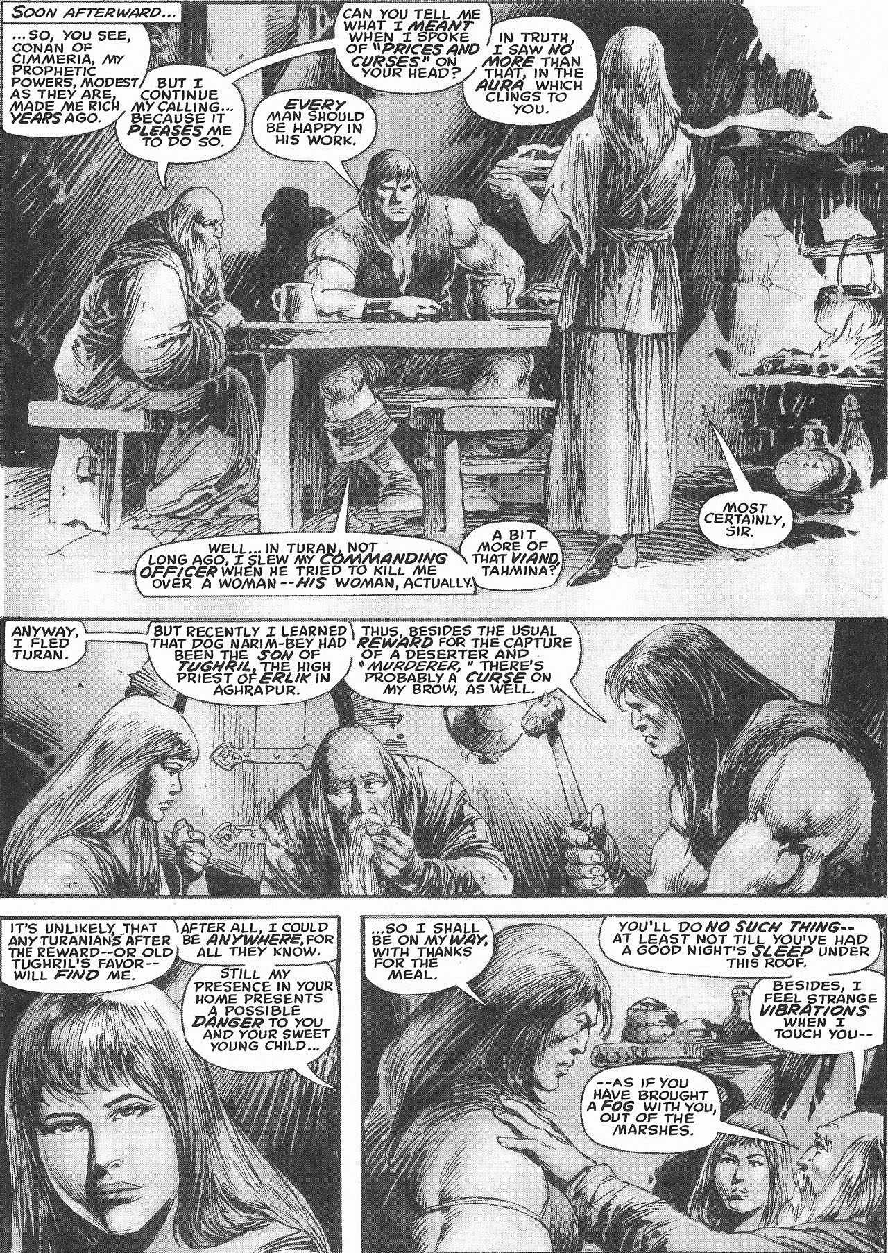 Read online The Savage Sword Of Conan comic -  Issue #207 - 30