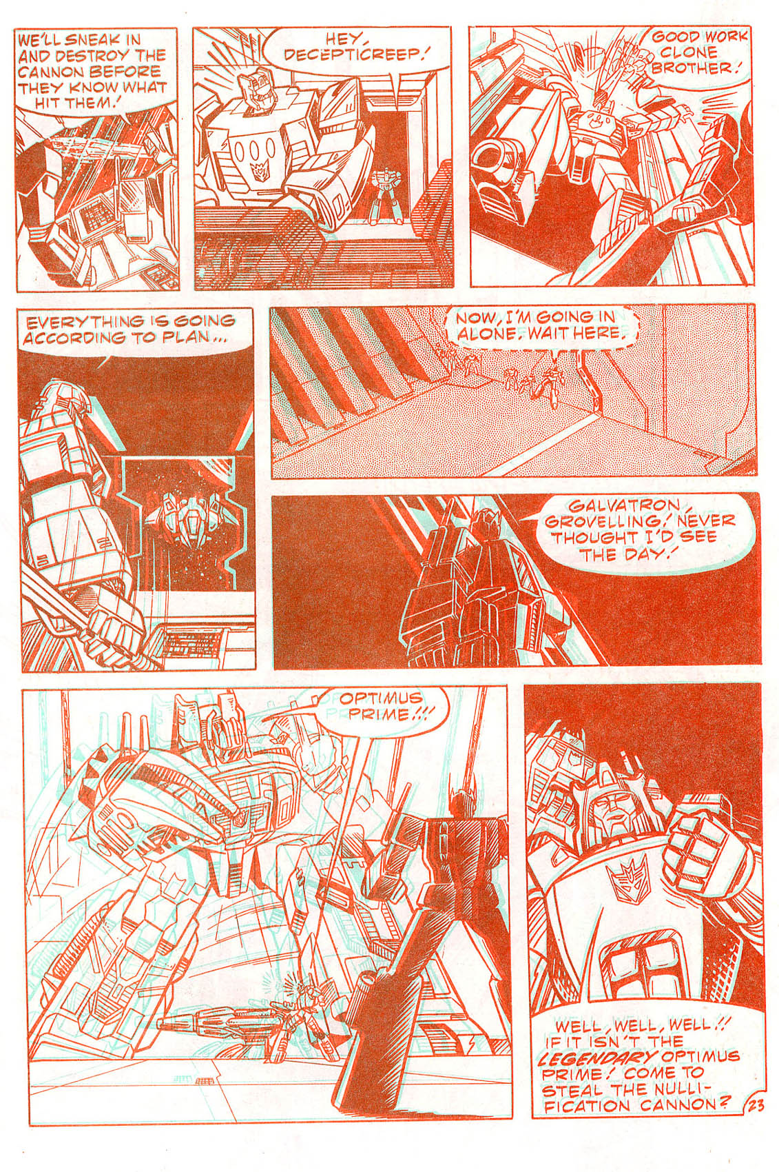Read online The Transformers in 3-D comic -  Issue #3 - 24