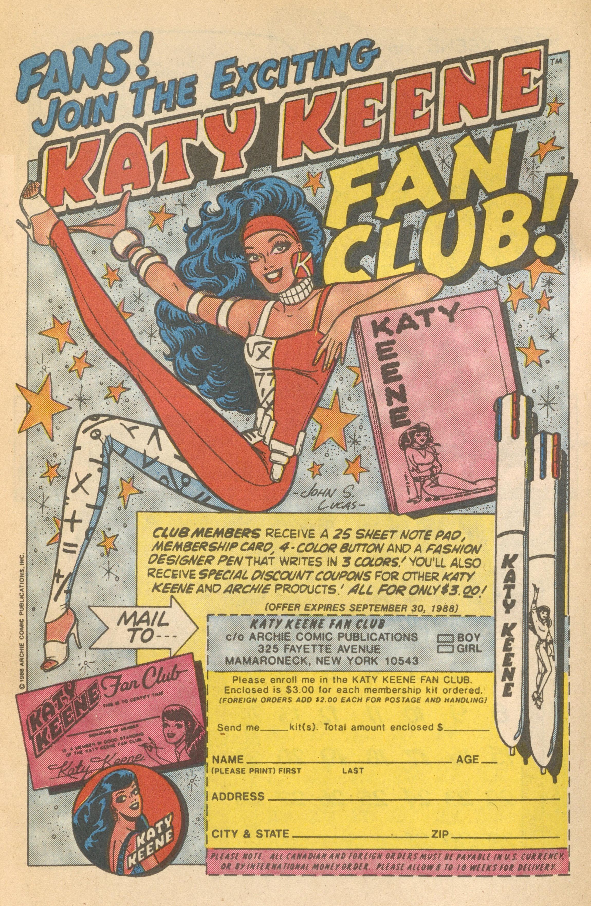 Read online Katy Keene (1983) comic -  Issue #26 - 27
