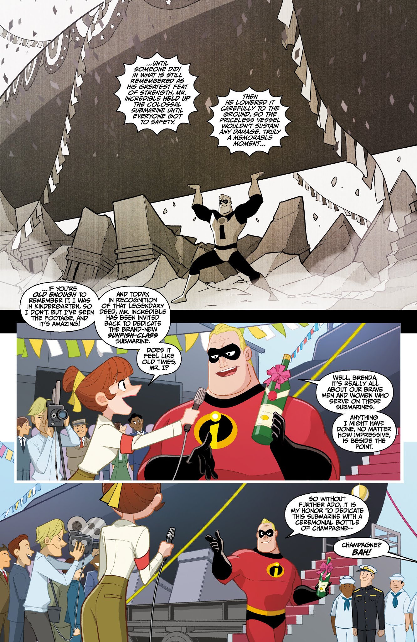 Read online Disney / Pixar The Incredibles 2: Crisis In Mid-Life! & Other Stories comic -  Issue #1 - 4