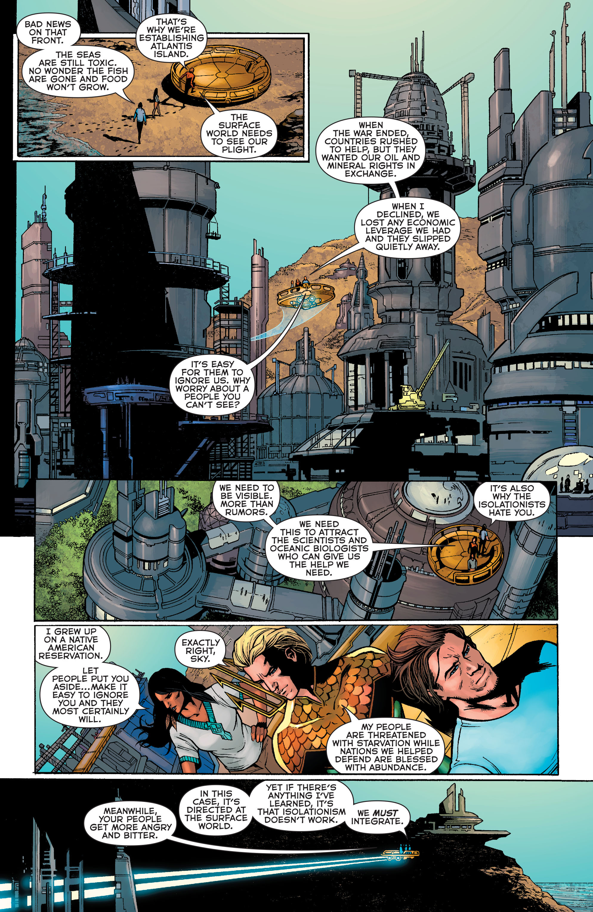 Read online Aquaman: Futures End comic -  Issue #Aquaman: Futures End Full - 8