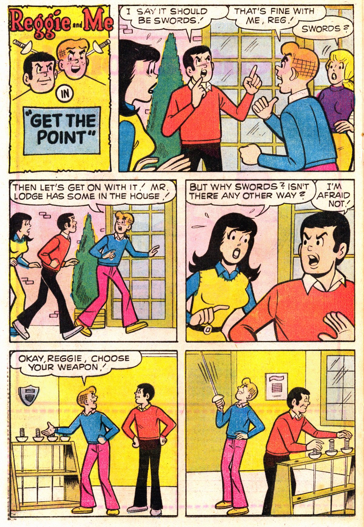 Read online Reggie and Me (1966) comic -  Issue #87 - 16