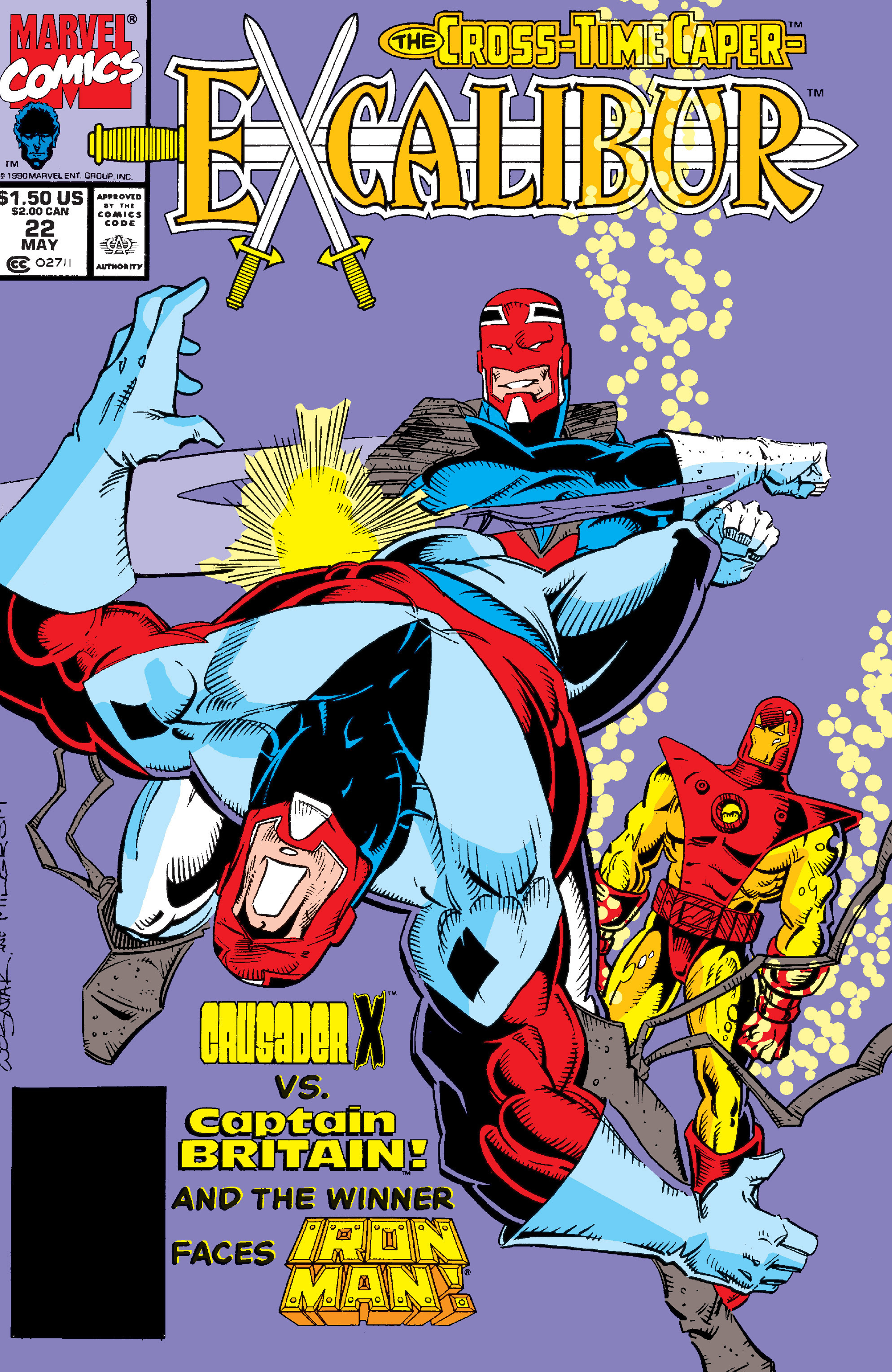 Read online Excalibur (1988) comic -  Issue #22 - 1