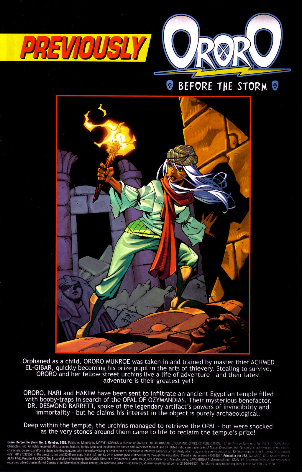 Read online Ororo: Before the Storm comic -  Issue #3 - 2