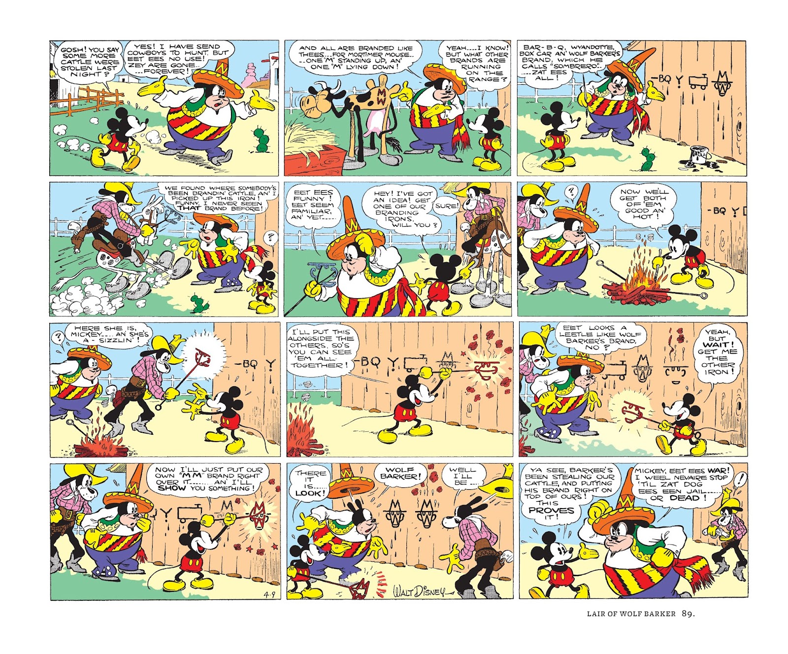 Walt Disney's Mickey Mouse Color Sundays issue TPB 1 (Part 1) - Page 89