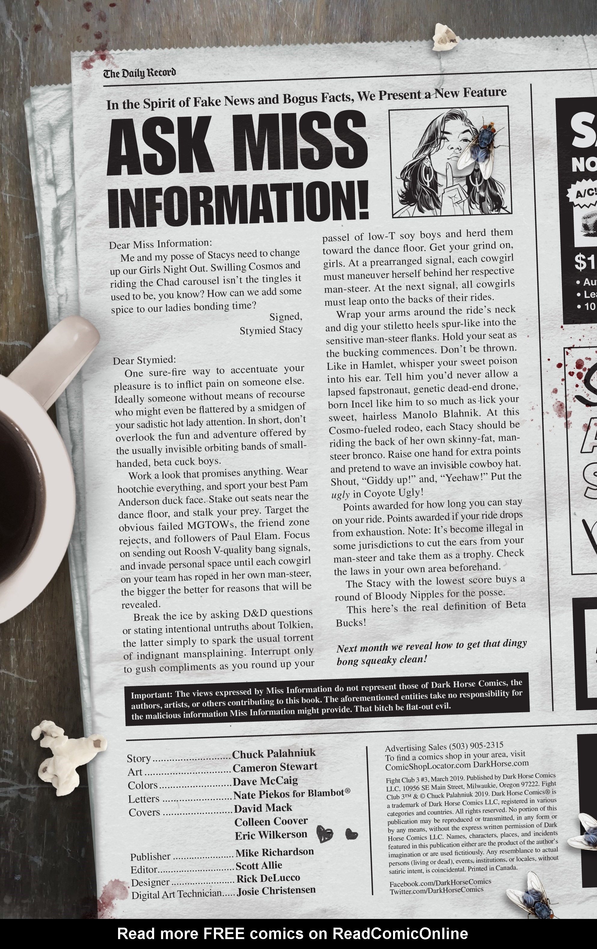 Read online Fight Club 3 comic -  Issue #3 - 2