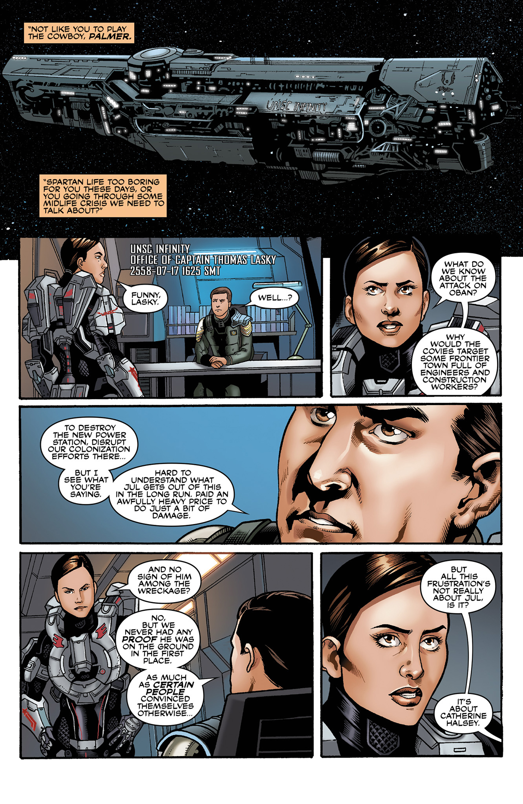 Read online Halo: Escalation comic -  Issue #13 - 13