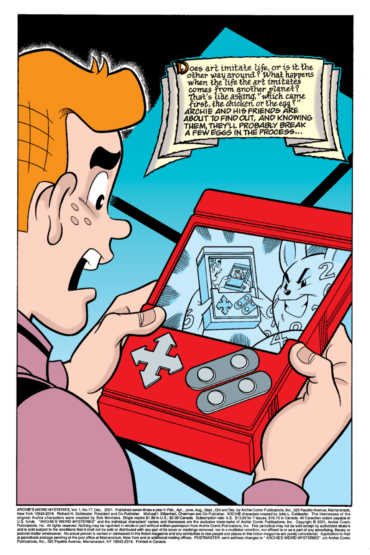 Read online Archie's Weird Mysteries comic -  Issue #17 - 2