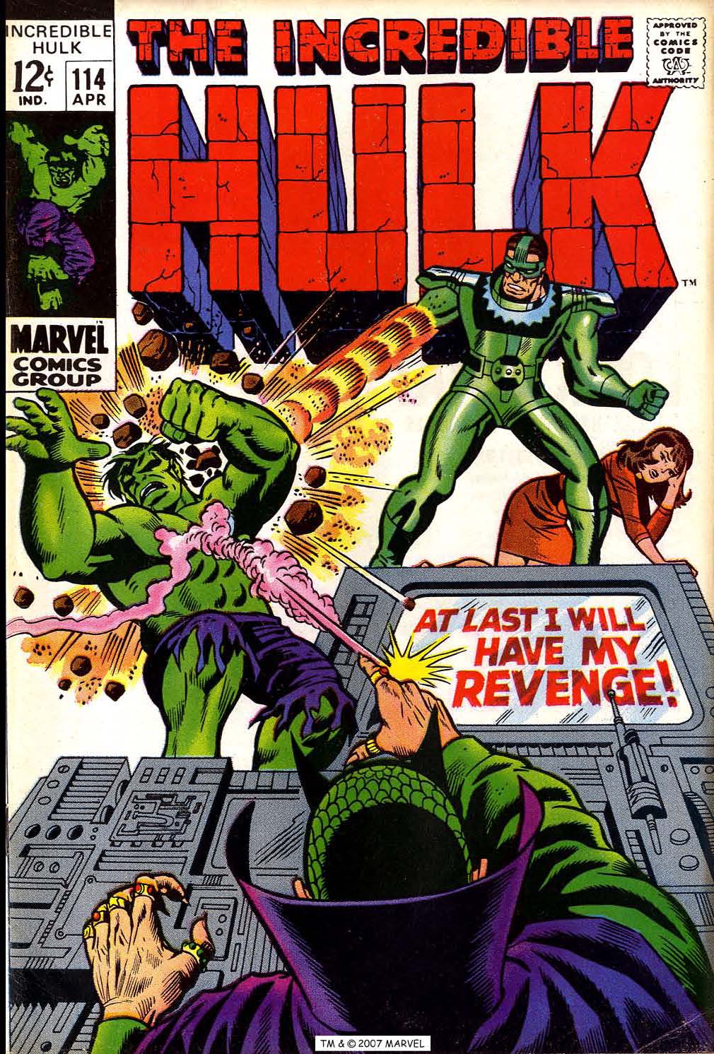 Read online The Incredible Hulk (1968) comic -  Issue #114 - 1