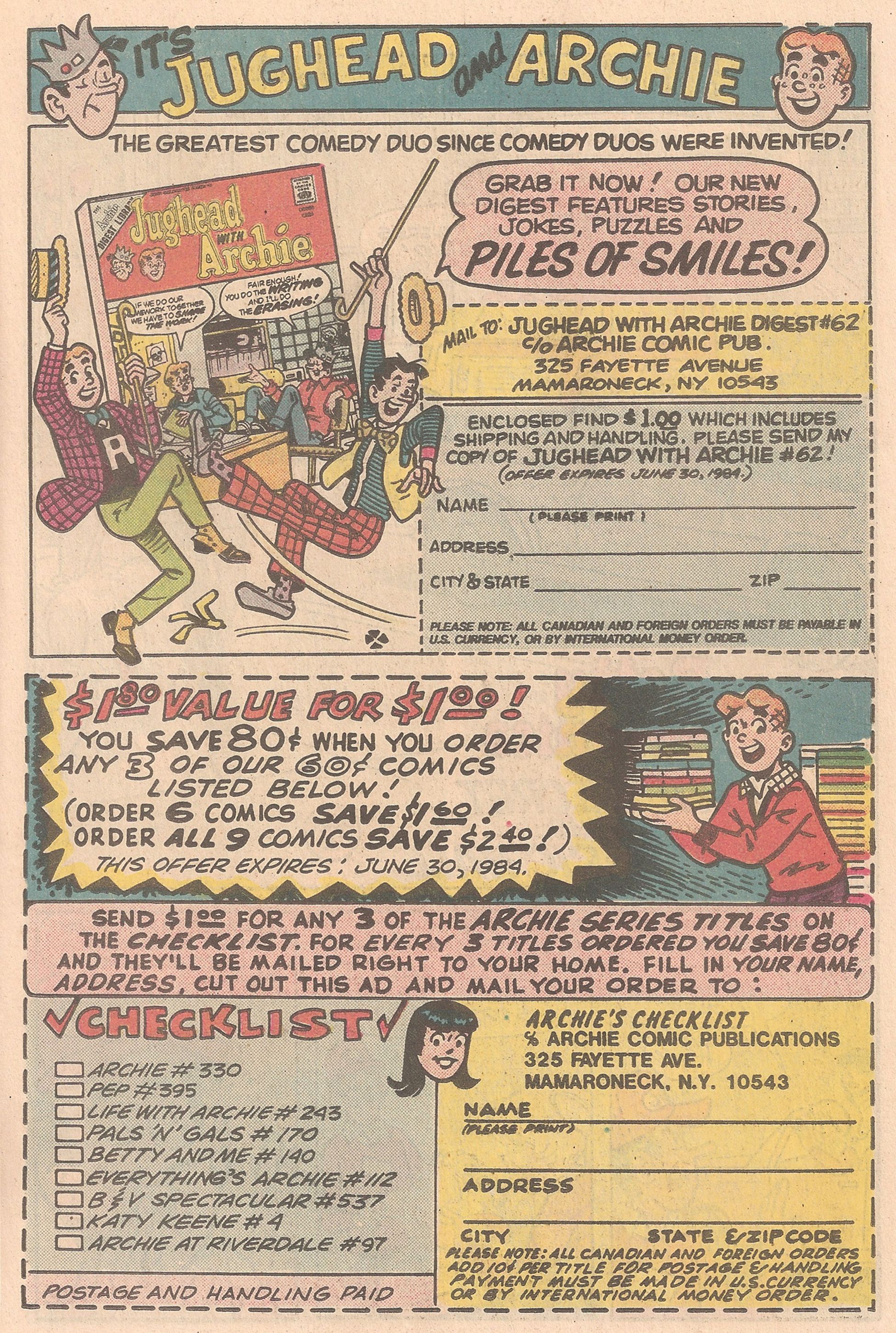 Read online Archie Giant Series Magazine comic -  Issue #537 - 19