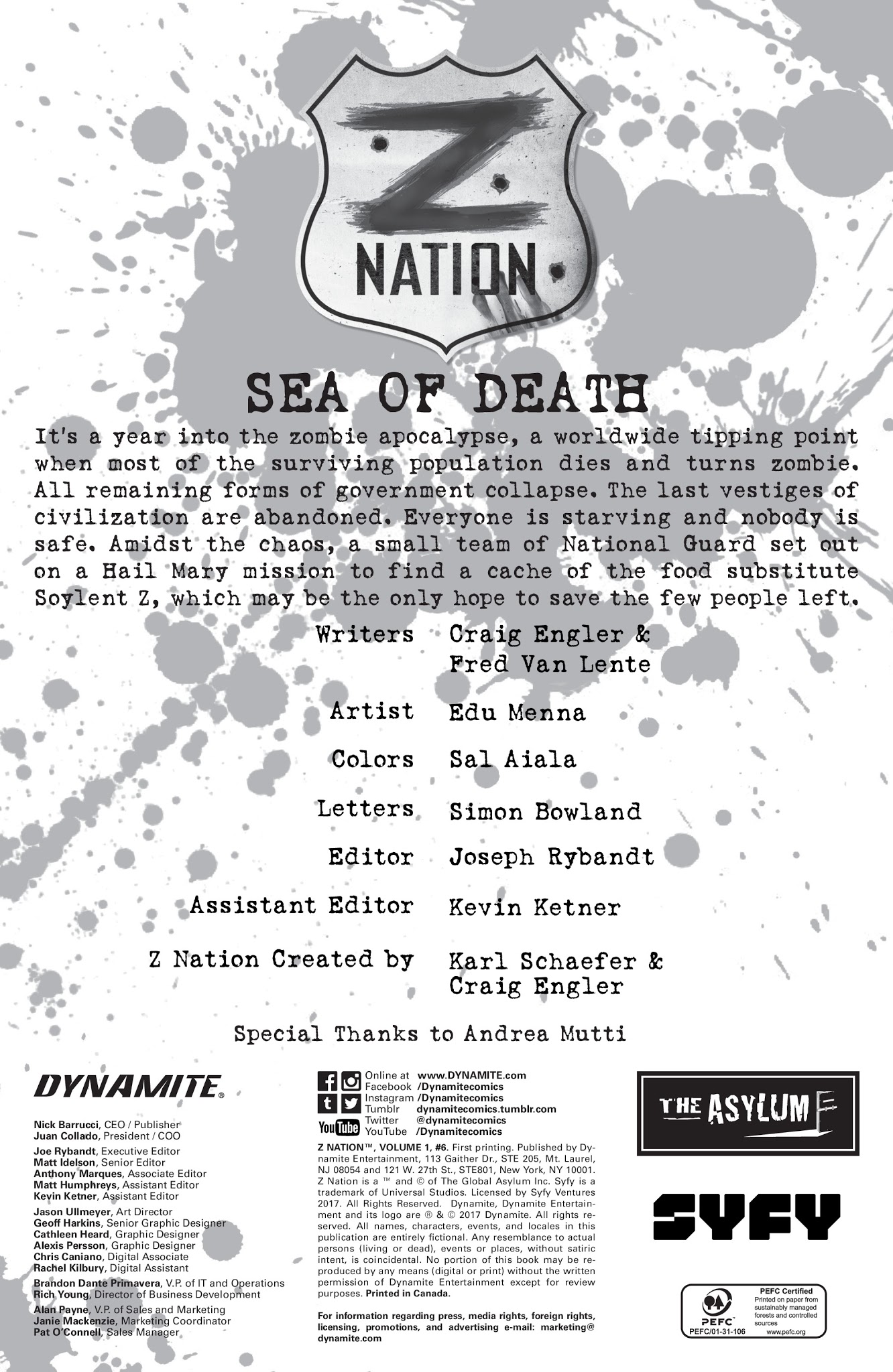 Read online Z Nation comic -  Issue #6 - 4