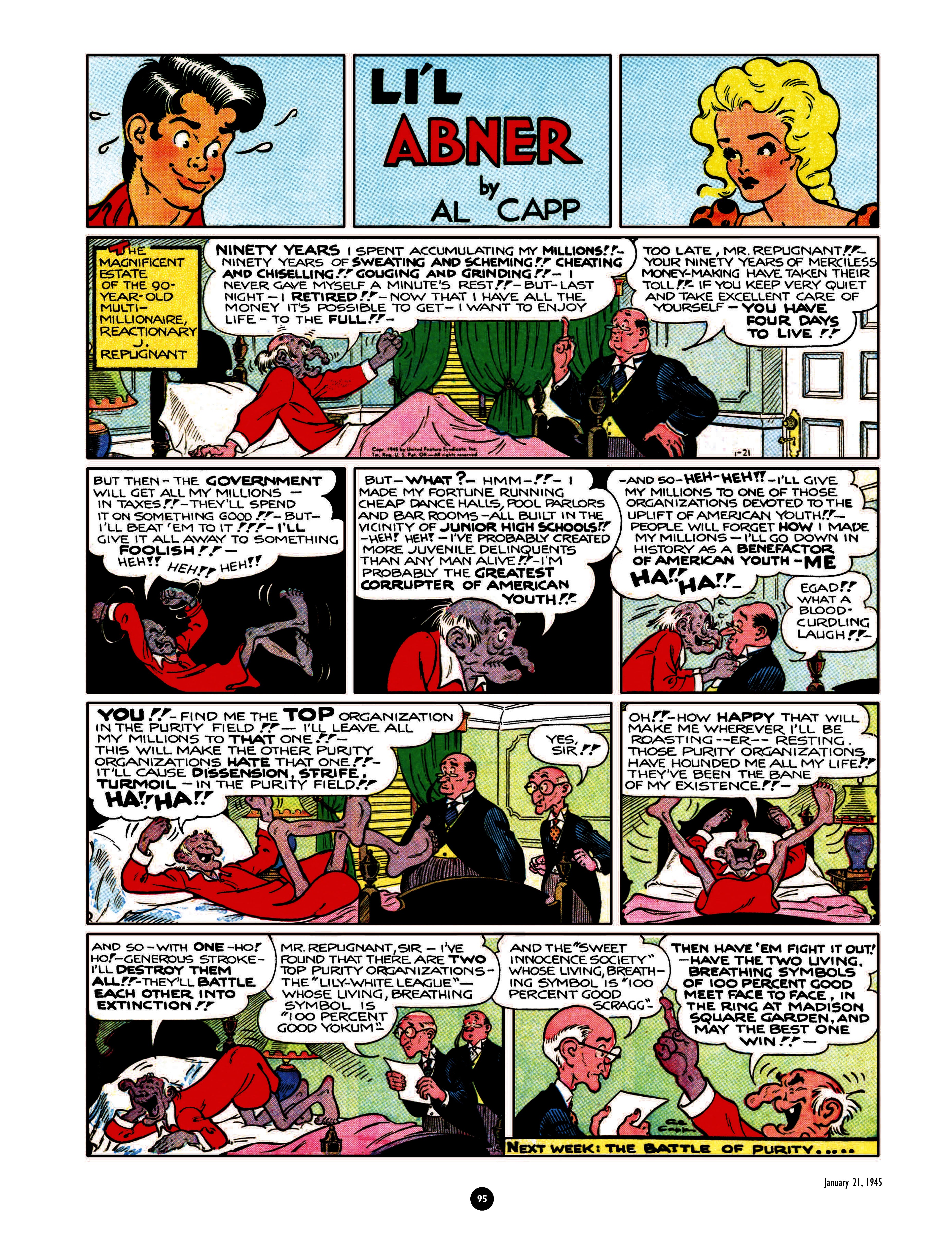 Read online Al Capp's Li'l Abner Complete Daily & Color Sunday Comics comic -  Issue # TPB 6 (Part 1) - 95