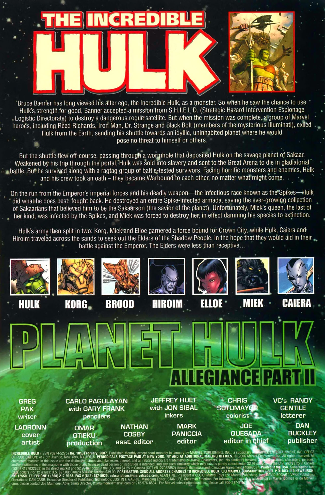 Read online The Incredible Hulk (2000) comic -  Issue #101 - 2