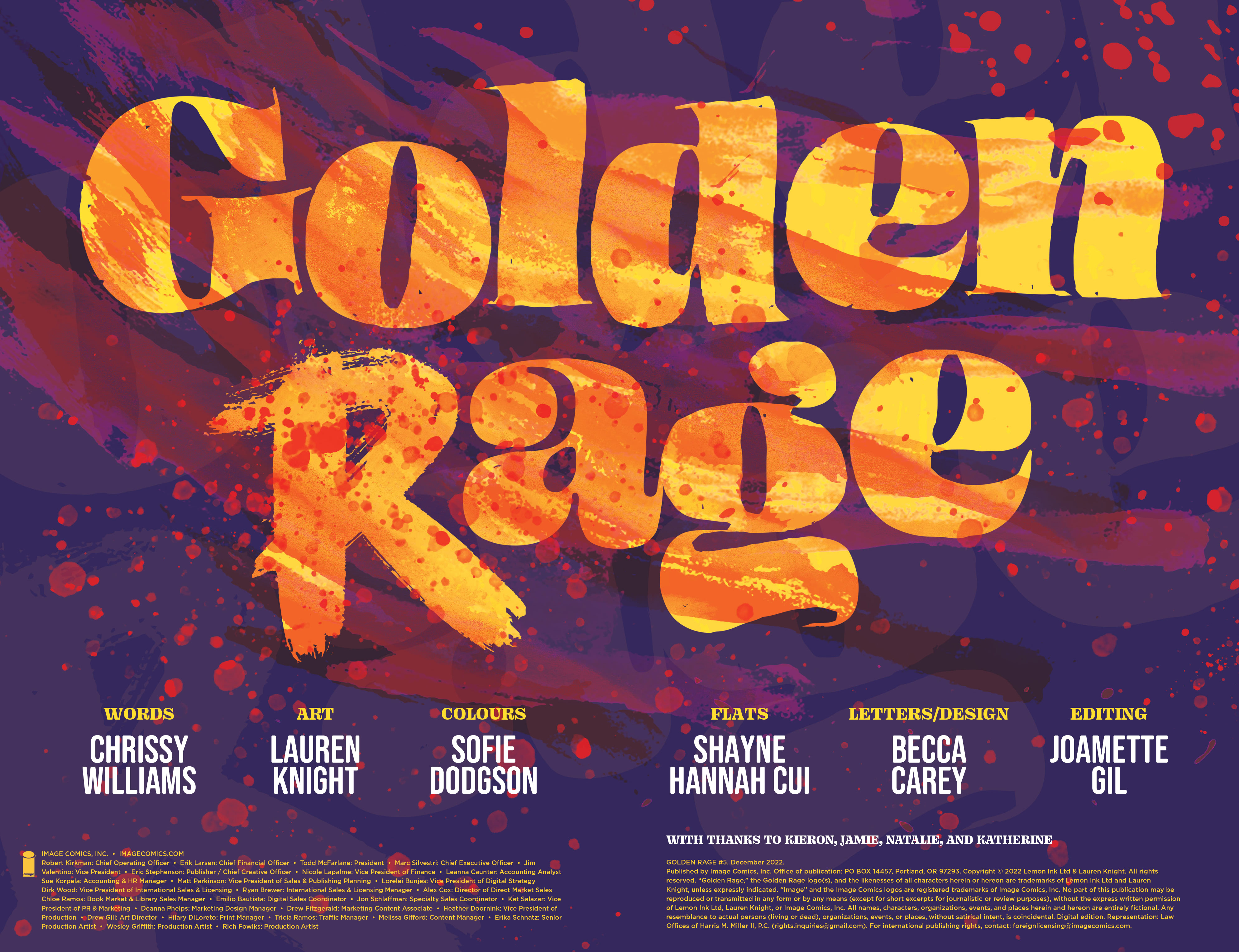 Read online Golden Rage comic -  Issue #5 - 2
