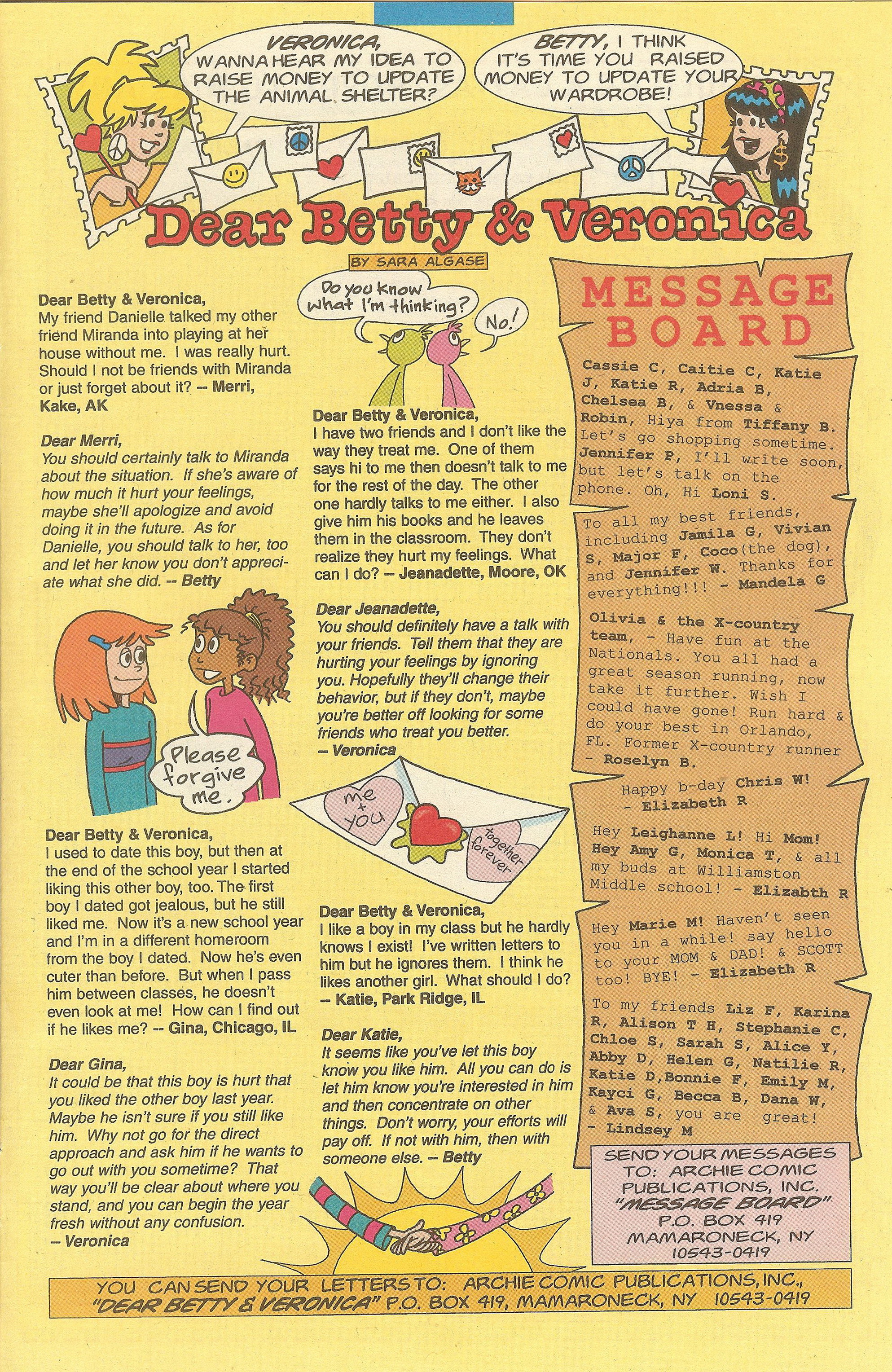 Read online Betty and Veronica (1987) comic -  Issue #123 - 27