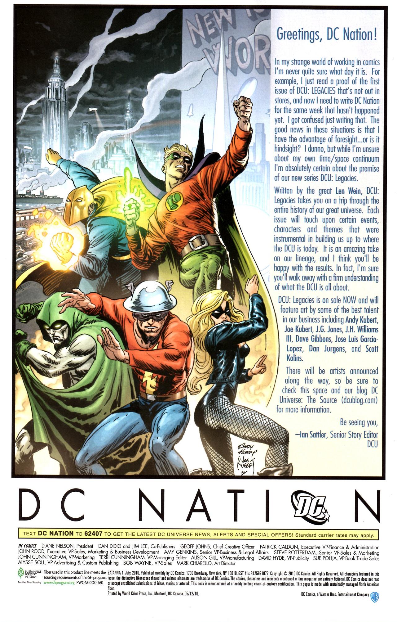 Read online Zatanna (2010) comic -  Issue #1 - 33